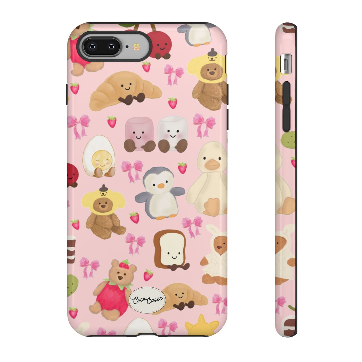 Strawberry Teddies iPhone Case