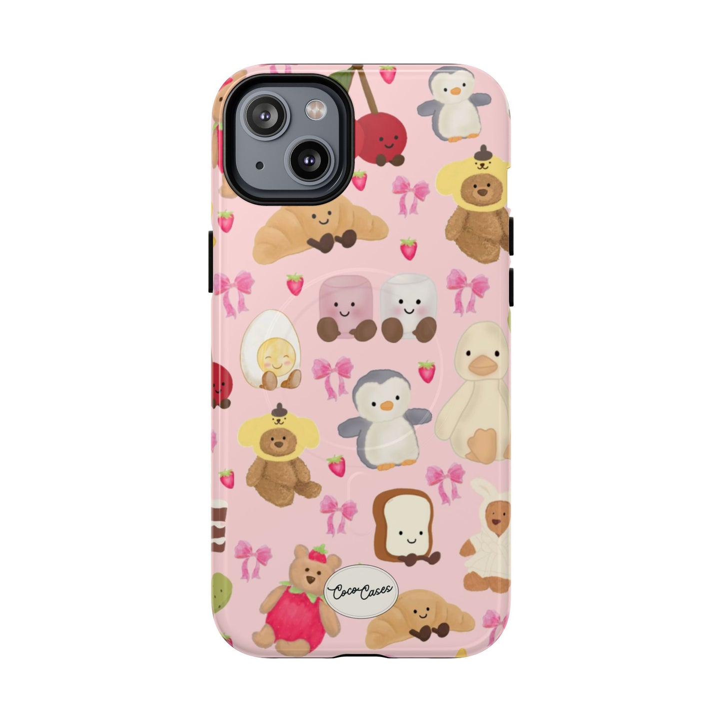 Strawberry Teddies Magsafe iPhone Case