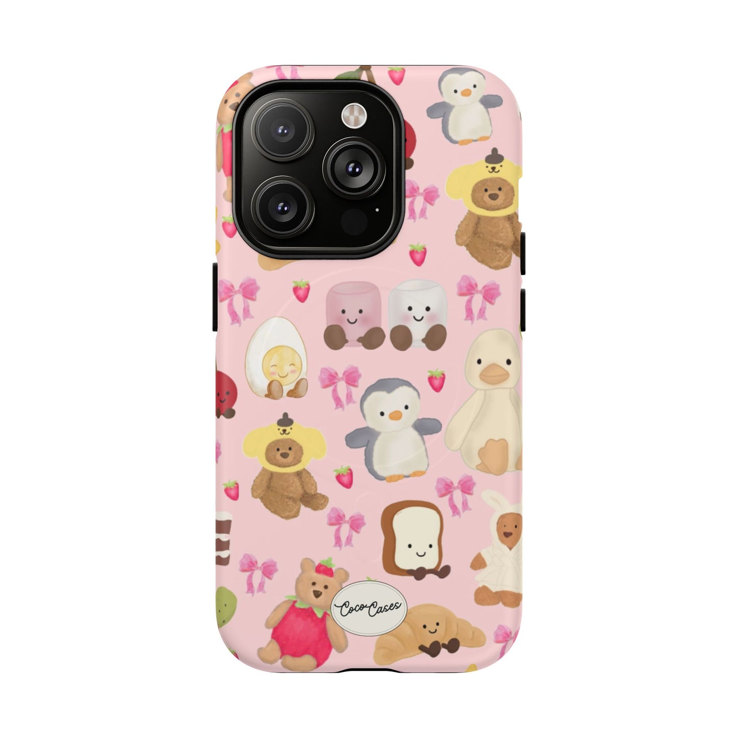 Strawberry Teddies Magsafe iPhone Case