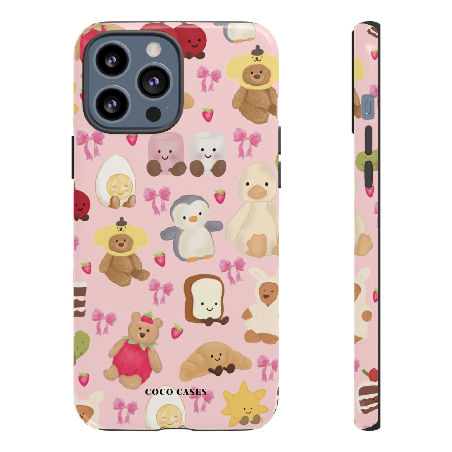 Pink Teddies iPhone Case