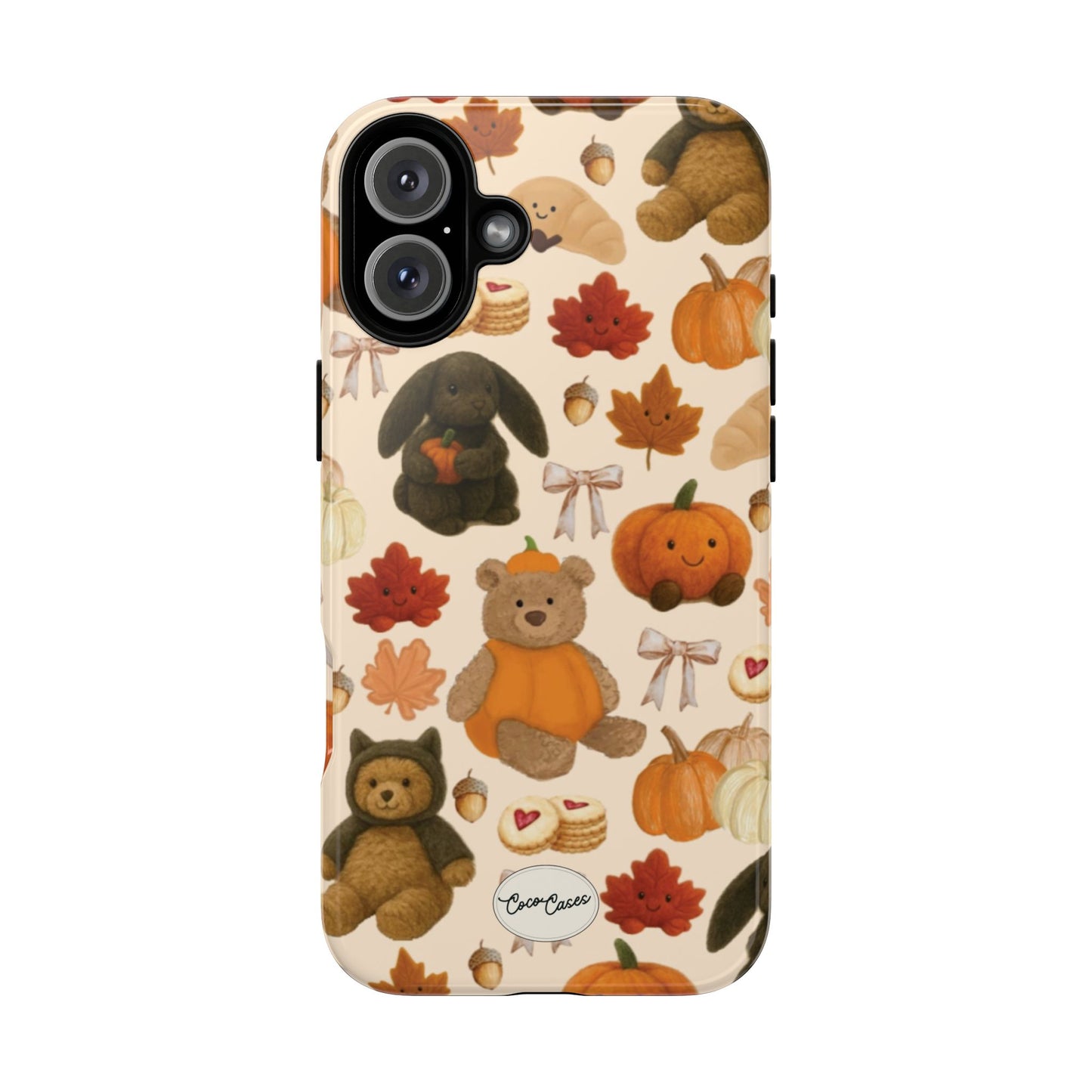 Autumn Teddies iPhone Case