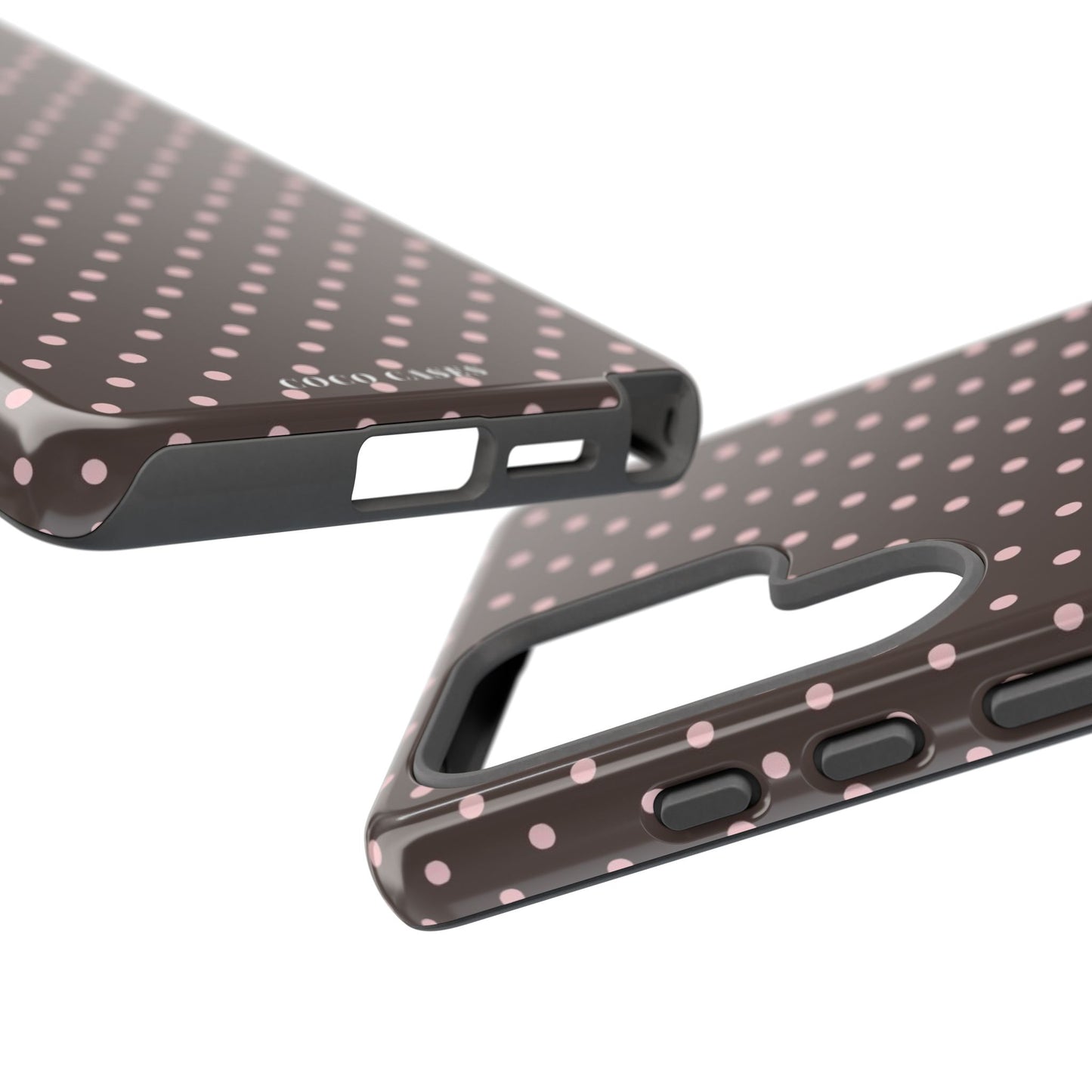 Brown Polka Dot Samsung Case