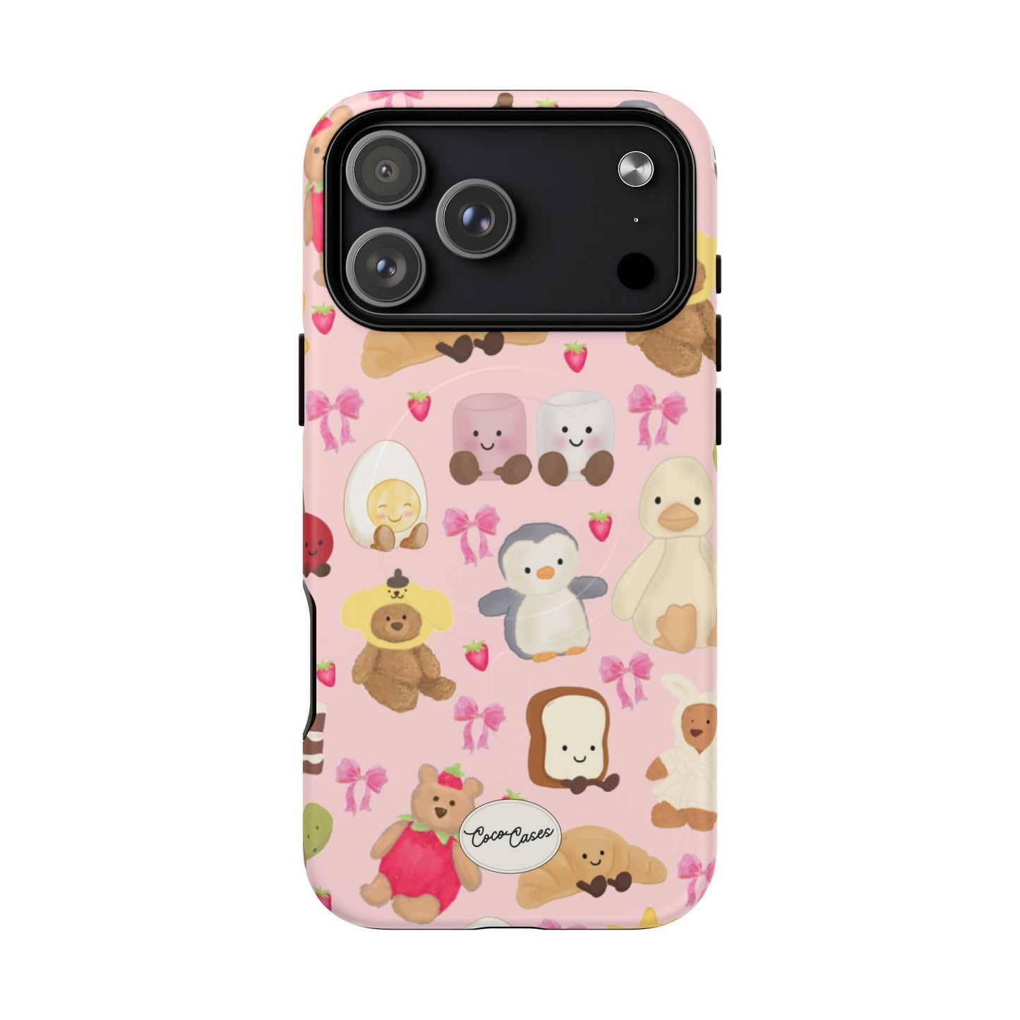 Strawberry Teddies Magsafe iPhone Case