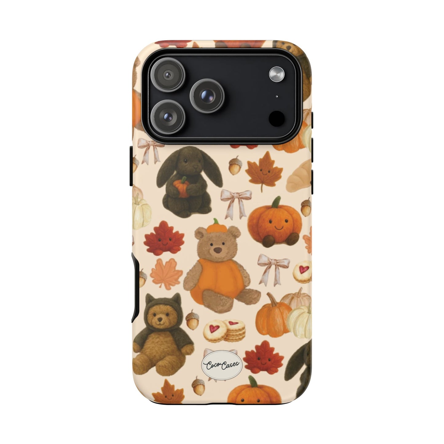Autumn Teddies iPhone Case