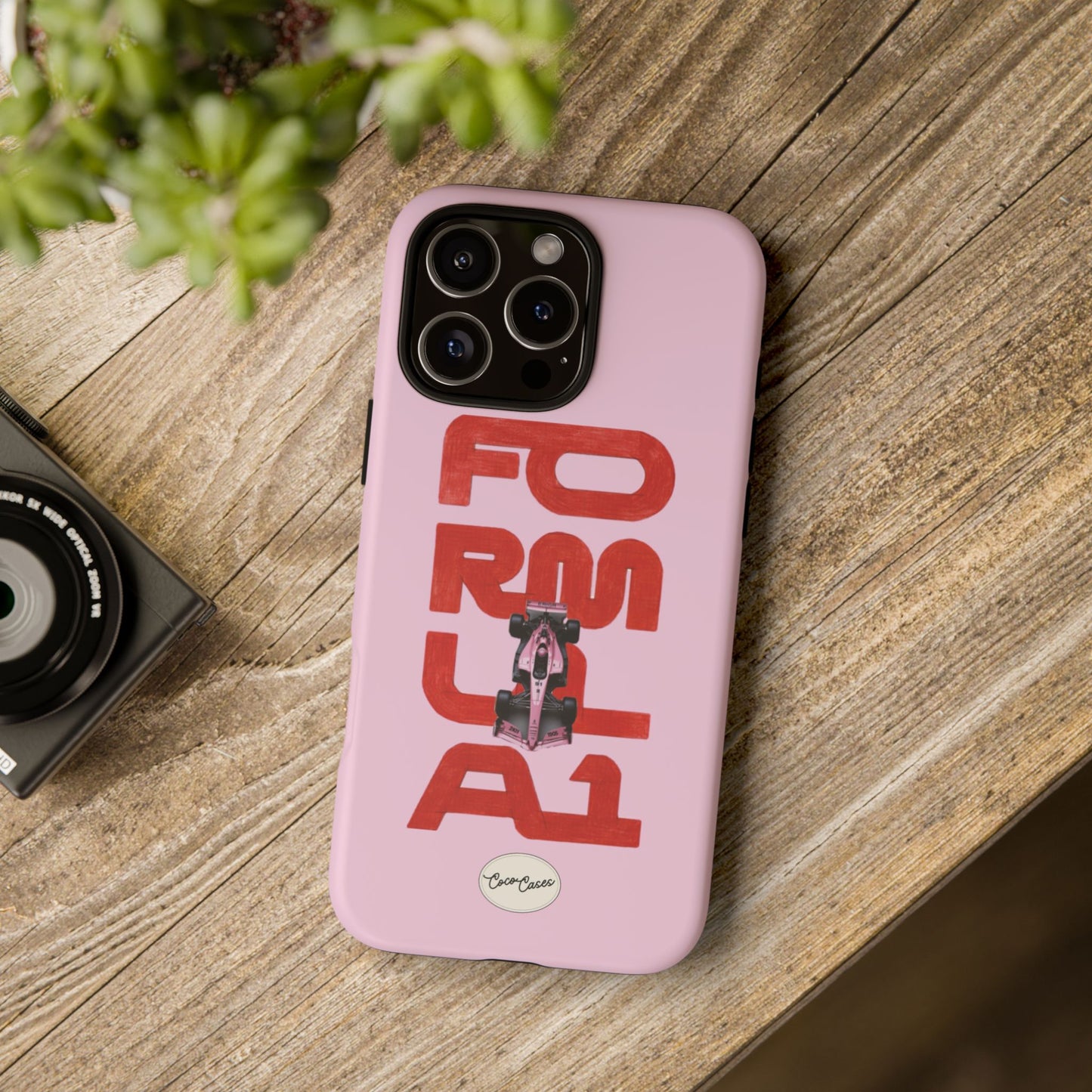 Pink Pitstop iPhone Case