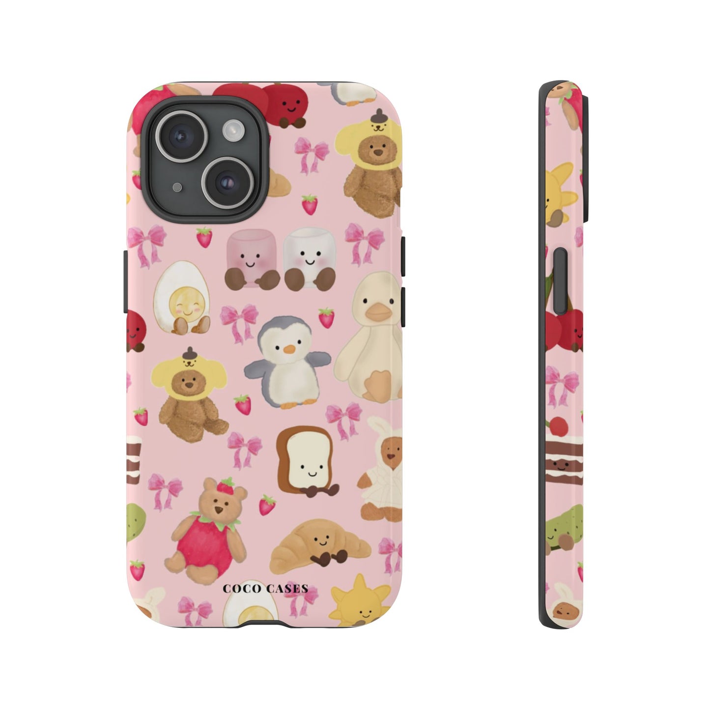 Pink Teddies iPhone Case