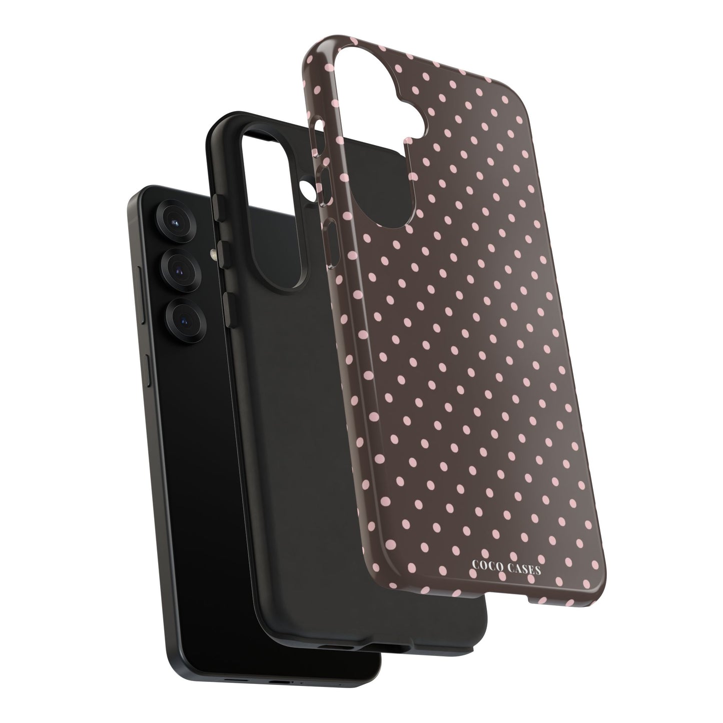 Brown Polka Dot Samsung Case