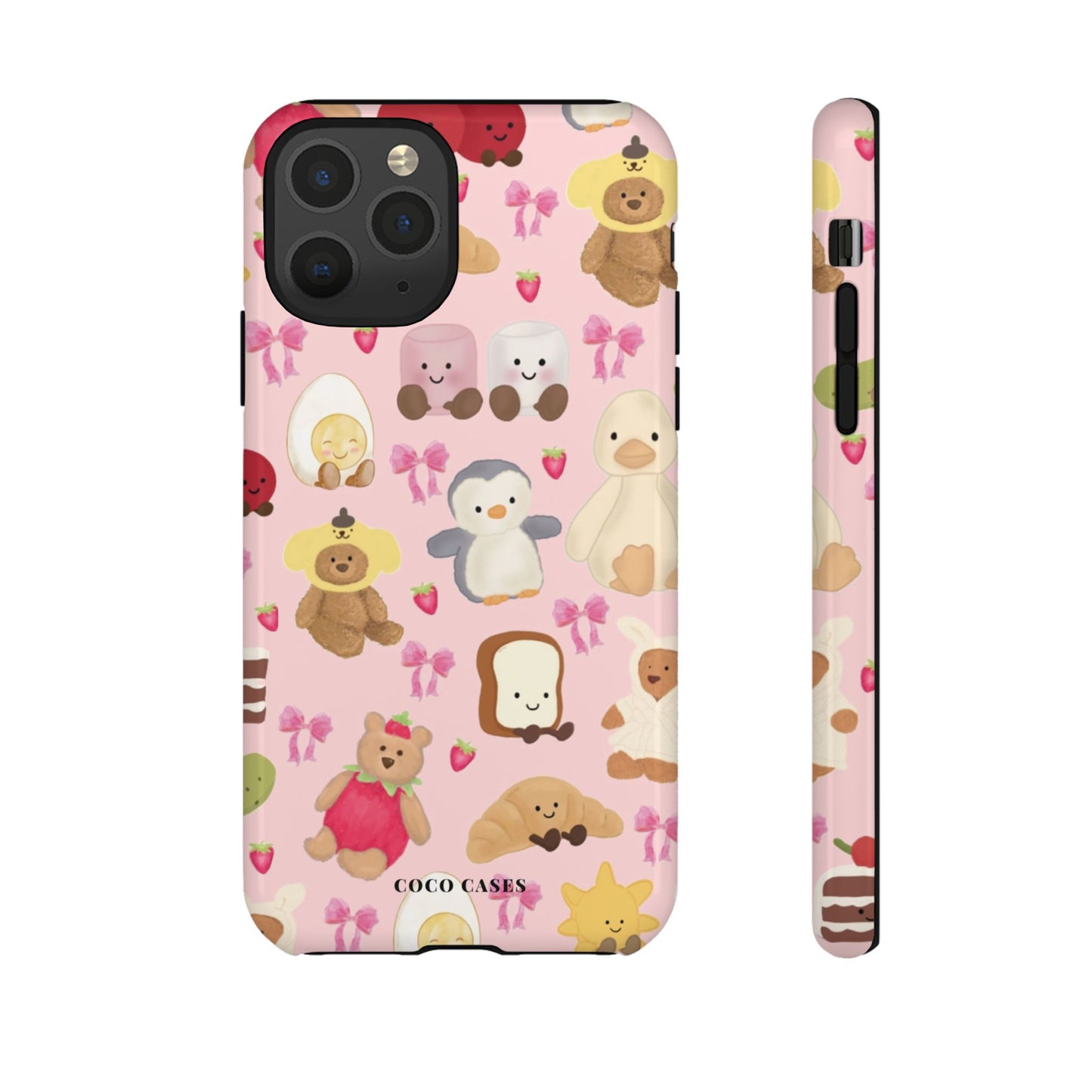 Pink Teddies iPhone Case