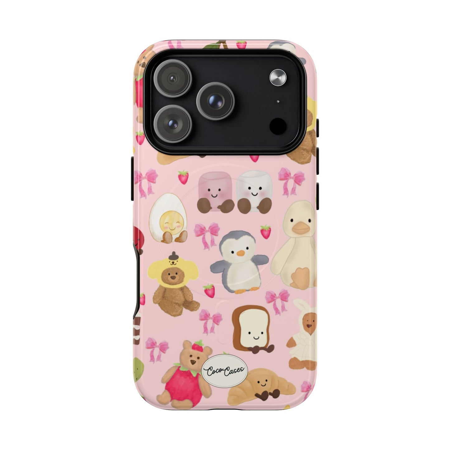 Strawberry Teddies Magsafe iPhone Case