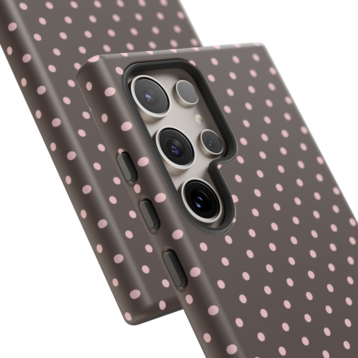 Brown Polka Dot Samsung Case