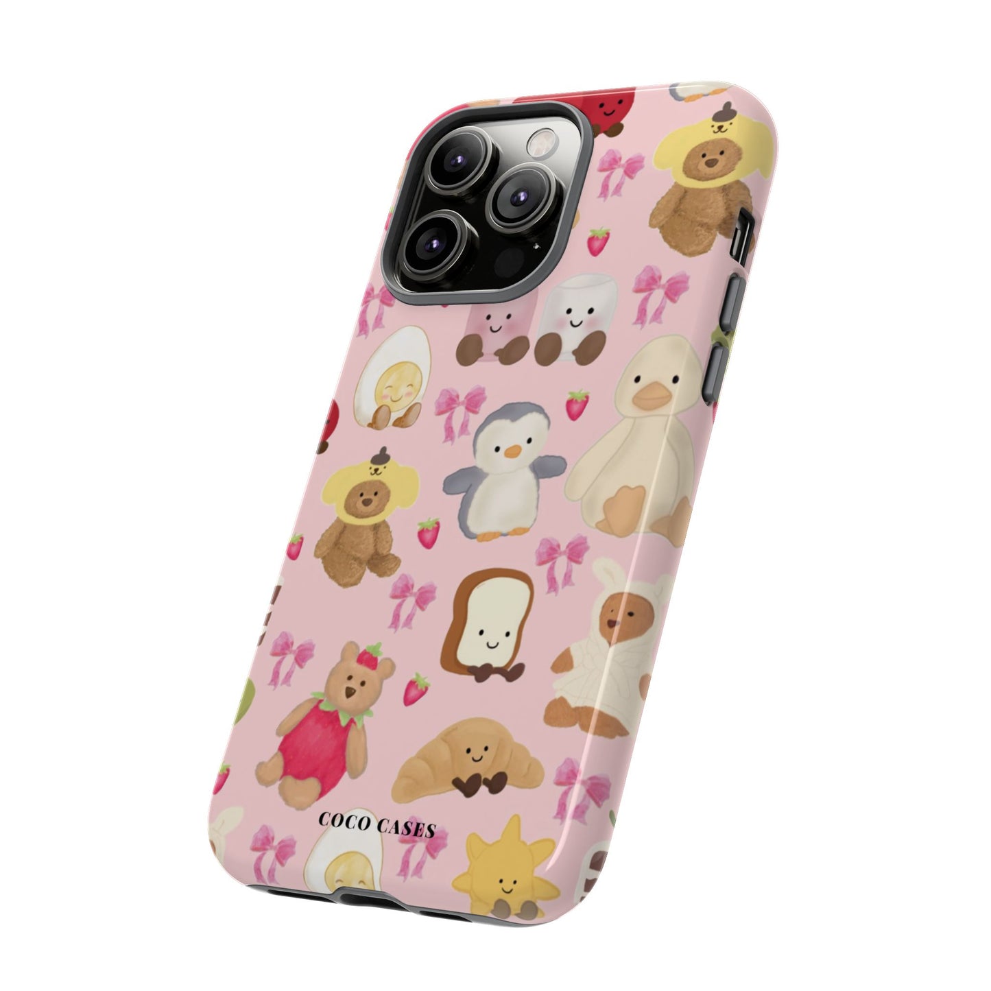 Pink Teddies iPhone Case