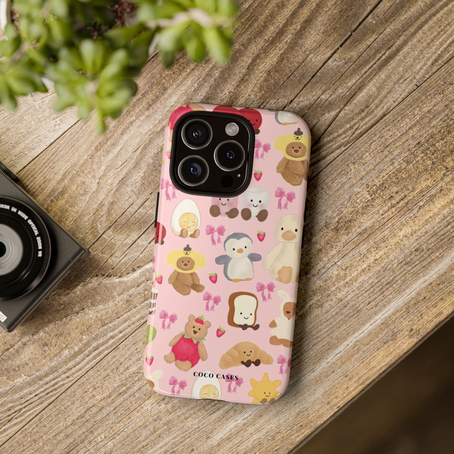 Pink Teddies iPhone Case