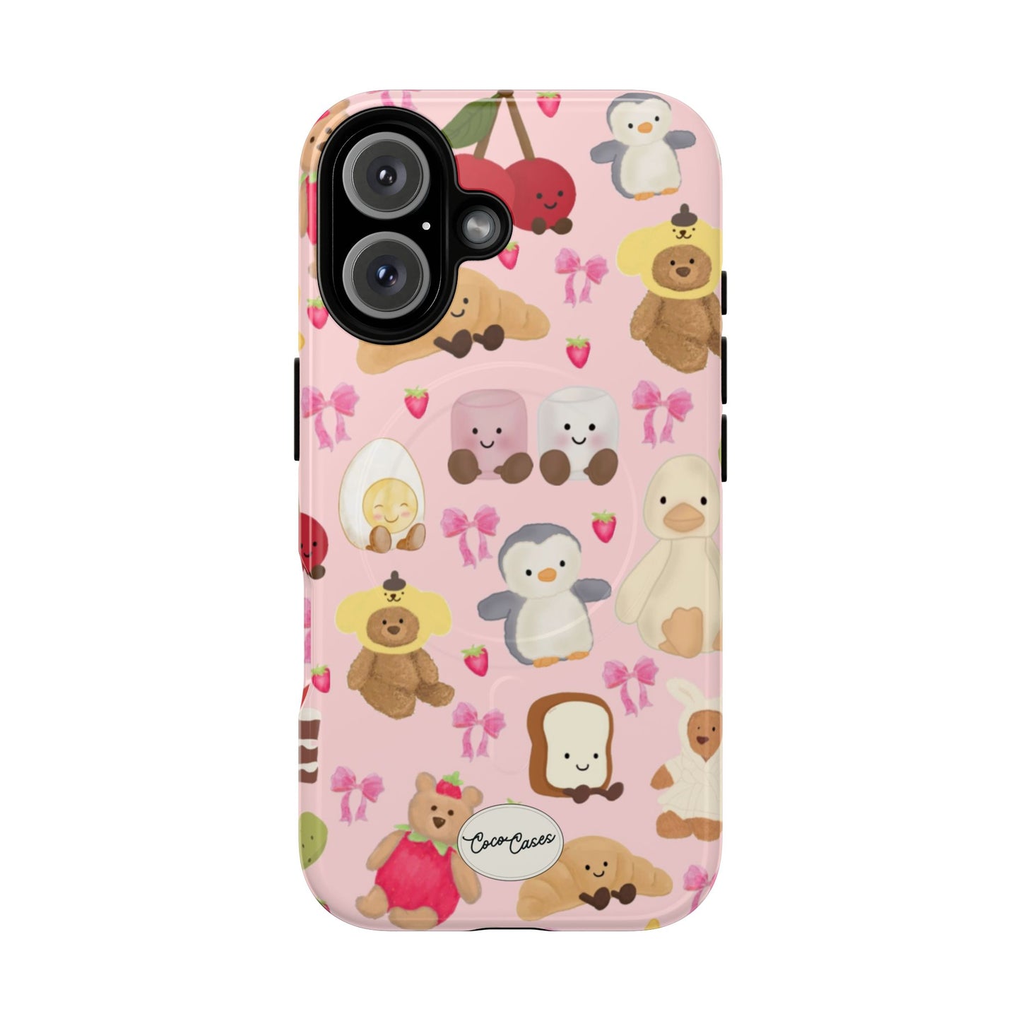 Strawberry Teddies Magsafe iPhone Case