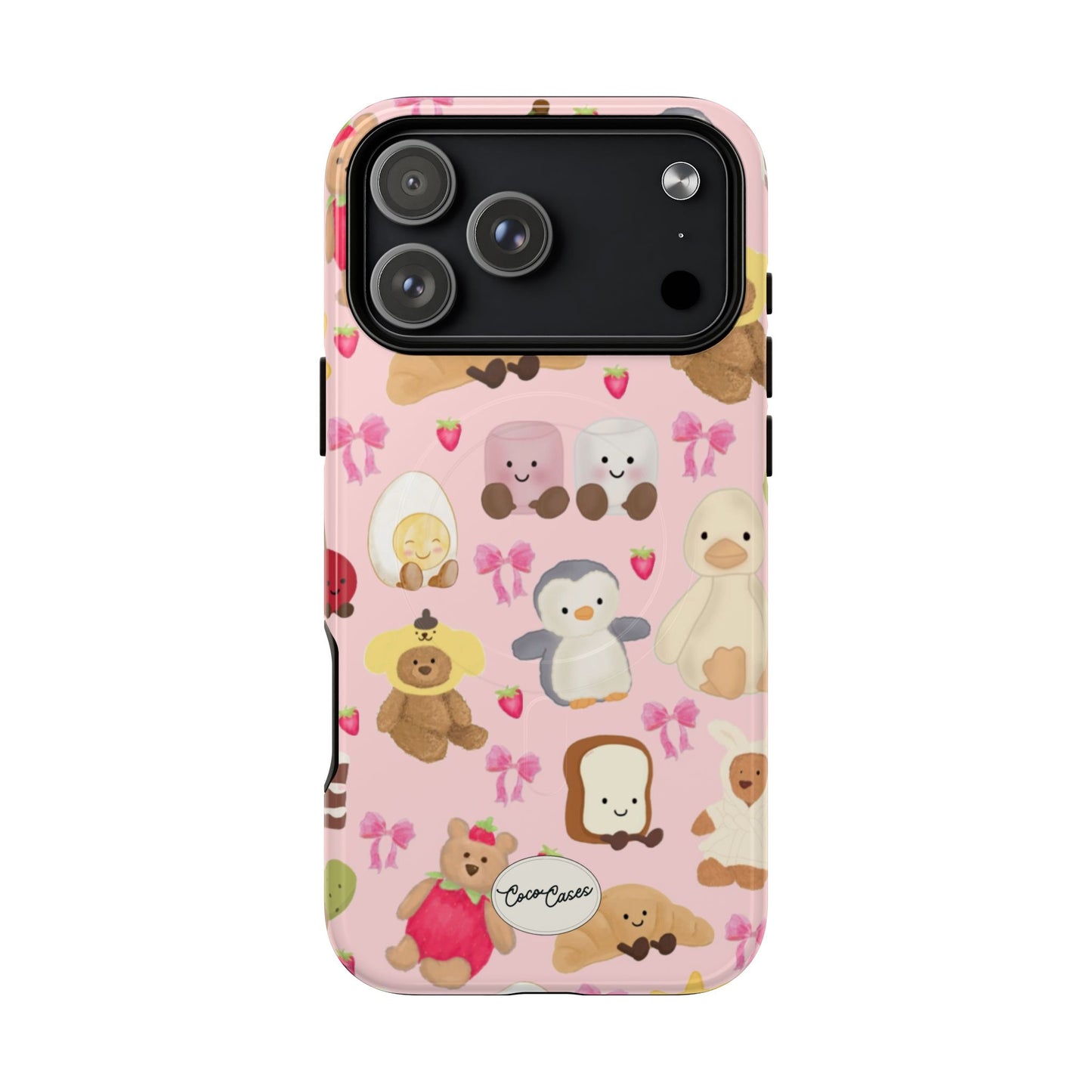 Strawberry Teddies Magsafe iPhone Case