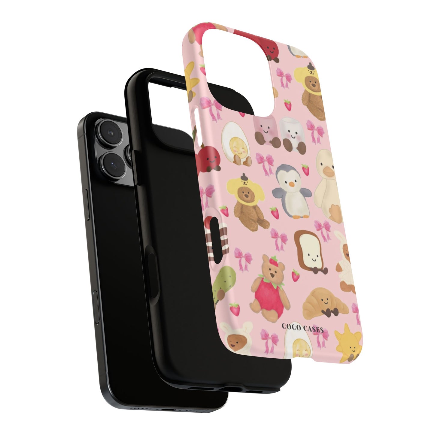Pink Teddies iPhone Case
