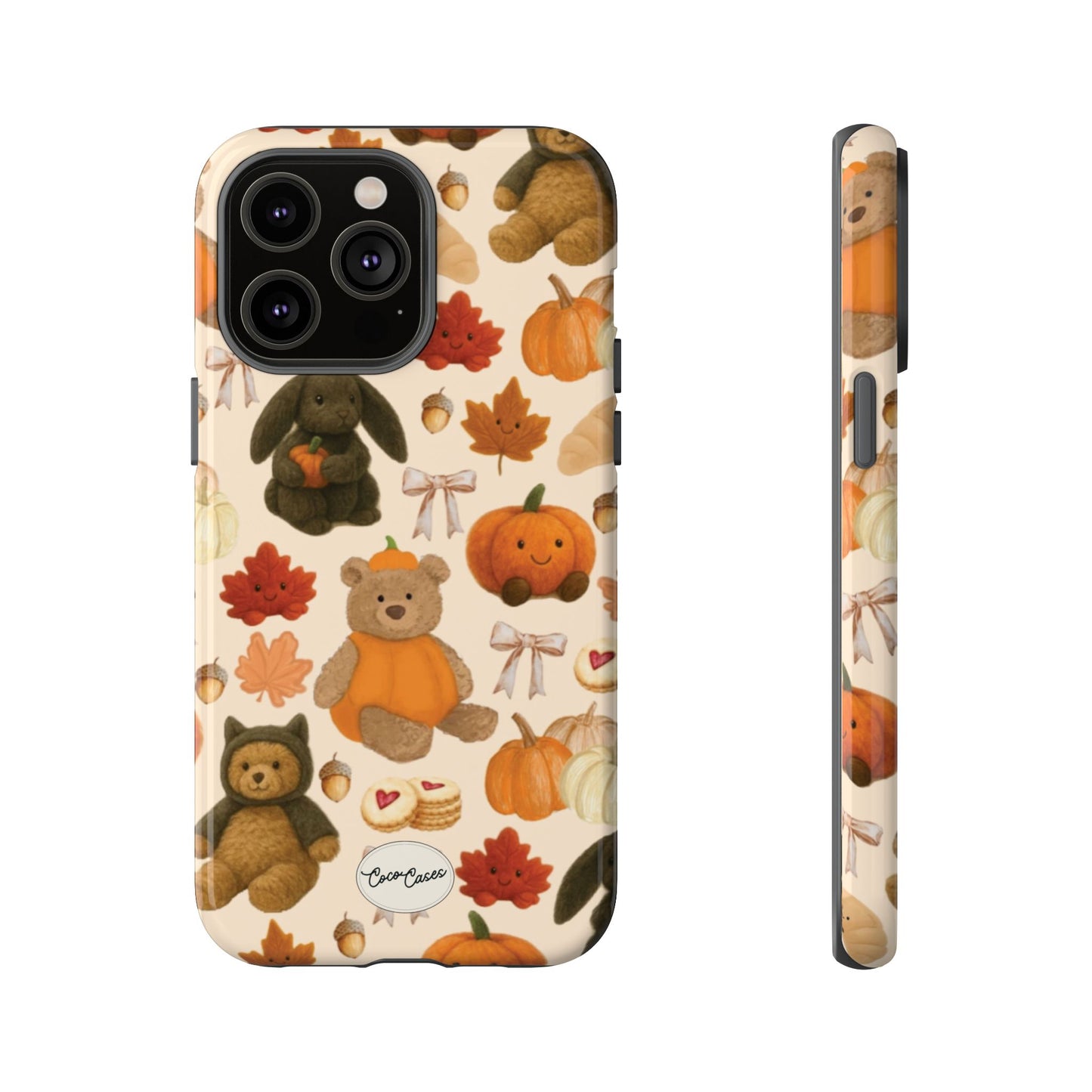 Autumn Teddies iPhone Case
