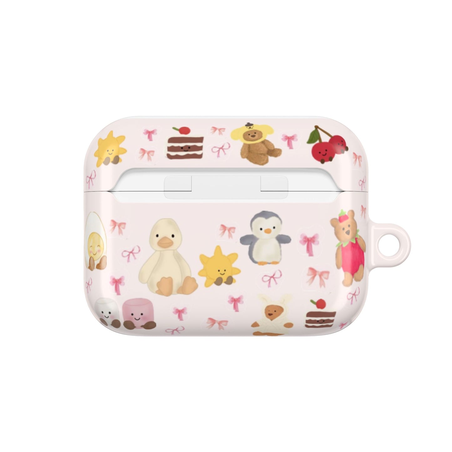 Pink Teddy AirPod Cases