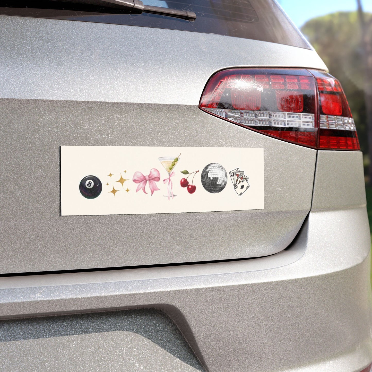 Cool Girl Car Magnet