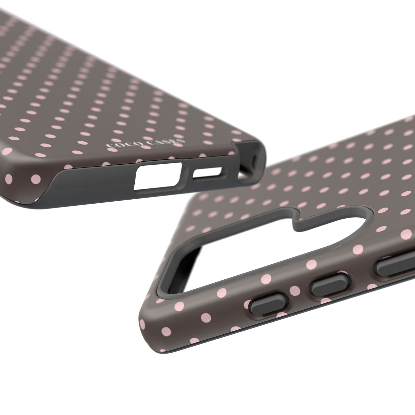 Brown Polka Dot Samsung Case