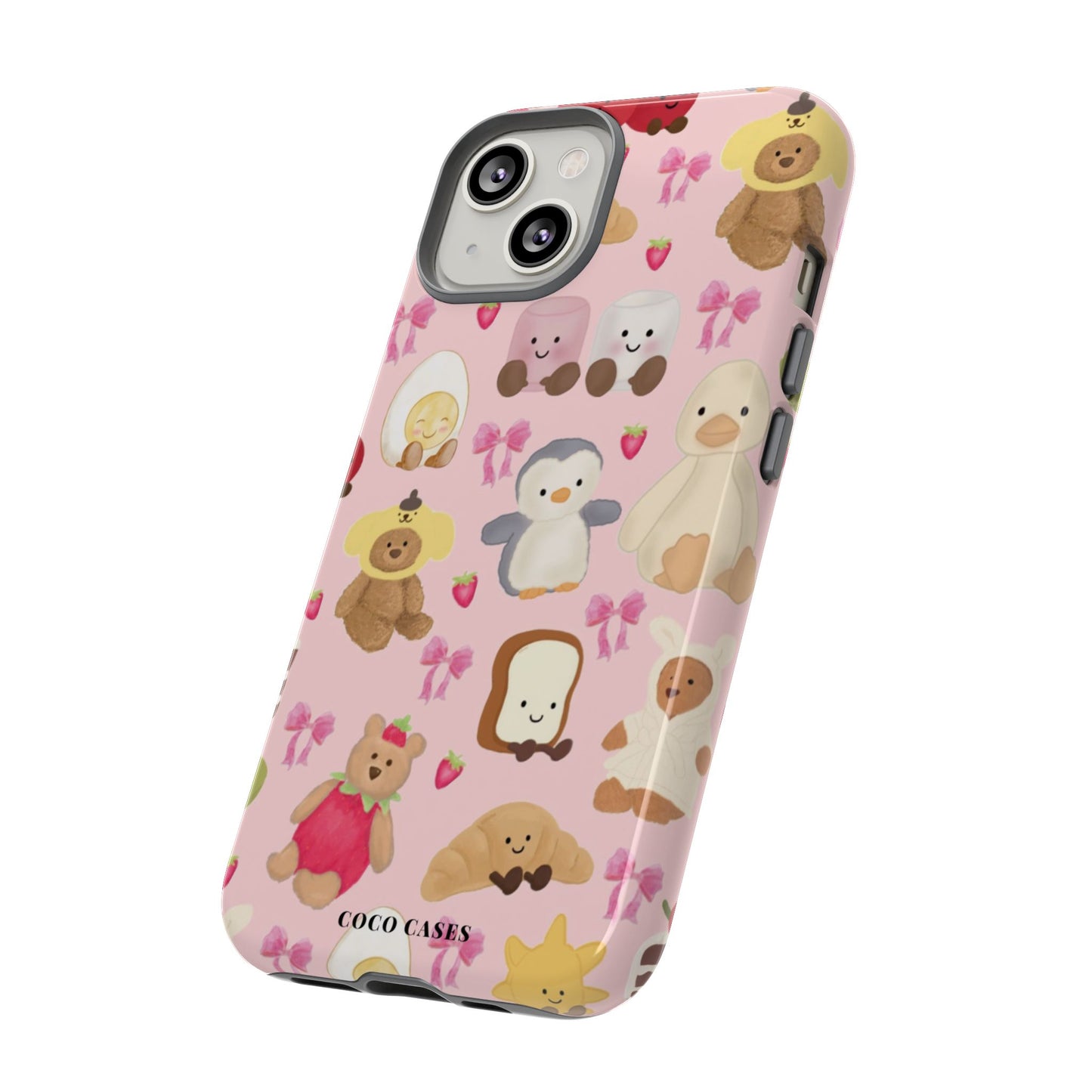 Pink Teddies iPhone Case