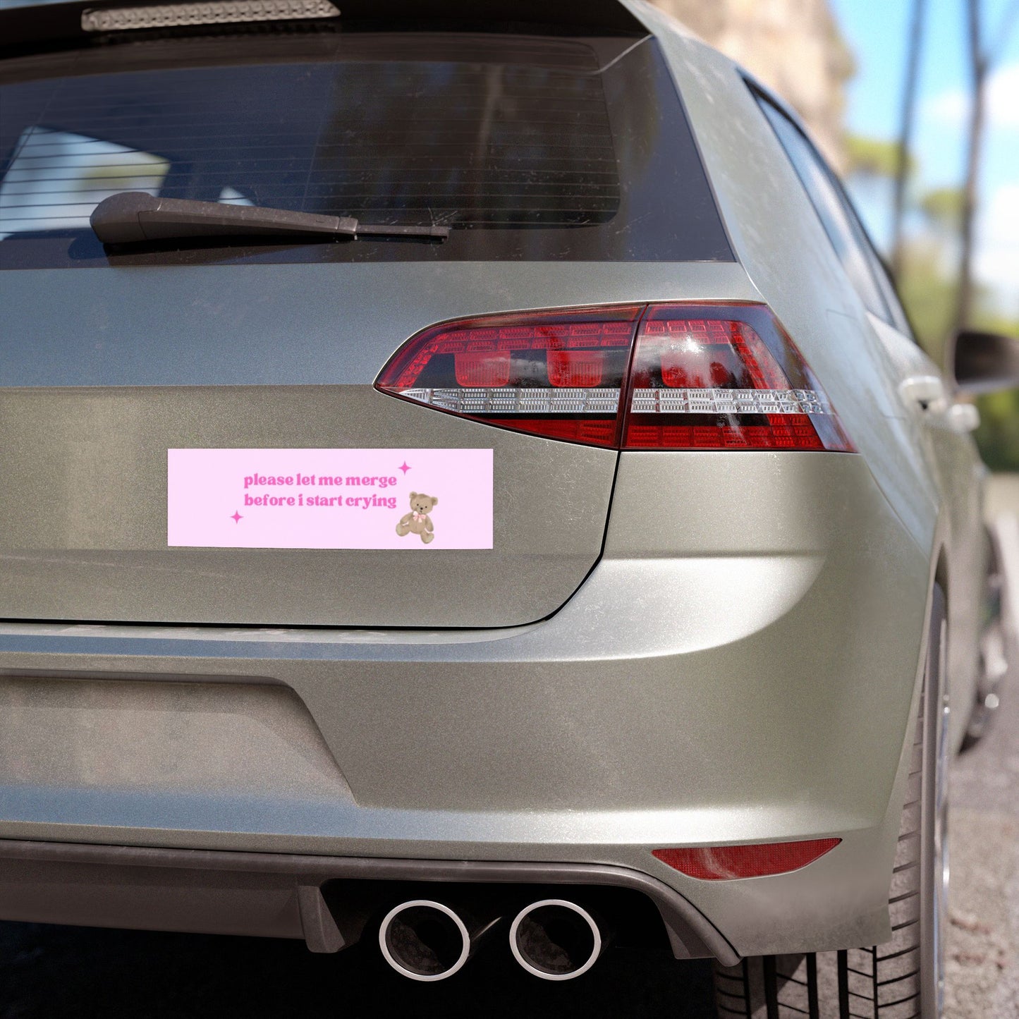Please Let Me Merge Car Magnet