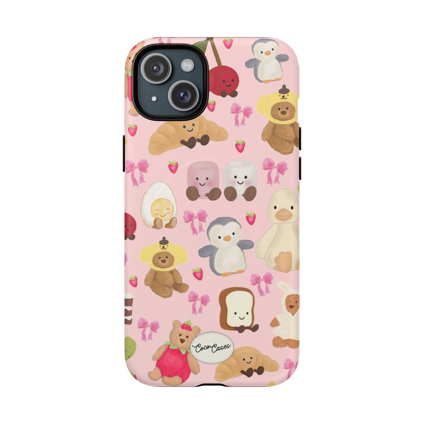 Strawberry Teddies Magsafe iPhone Case