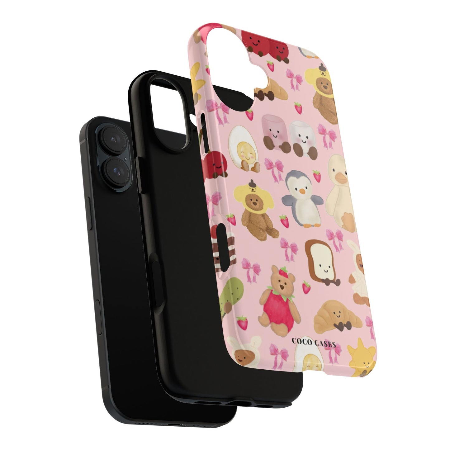 Pink Teddies iPhone Case