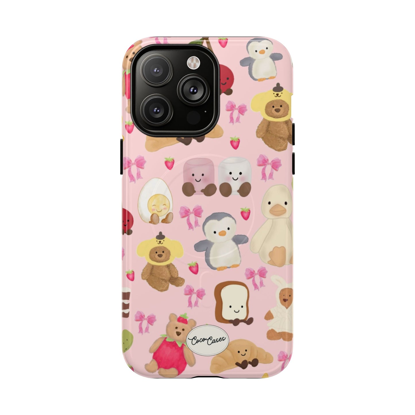 Strawberry Teddies Magsafe iPhone Case