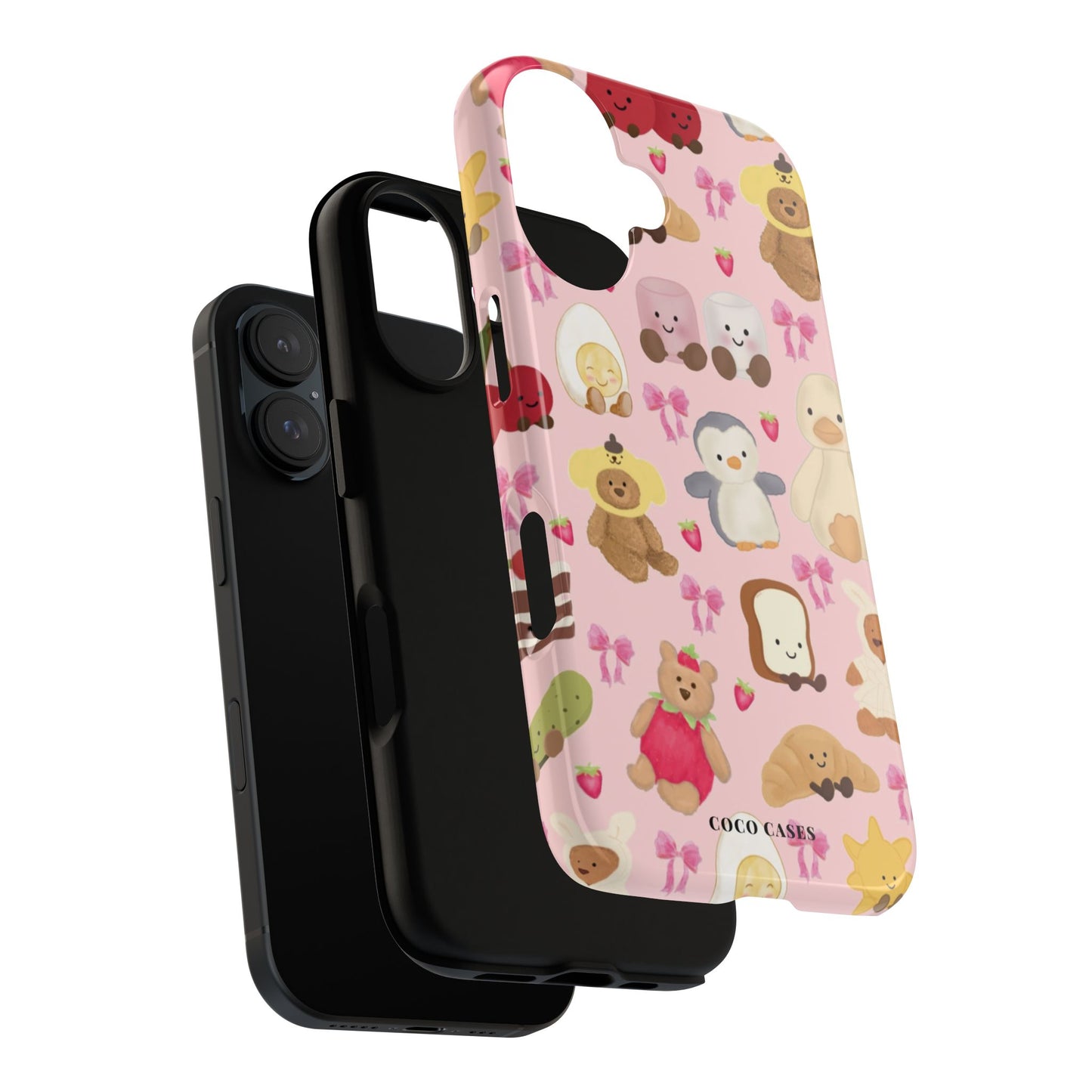 Pink Teddies iPhone Case