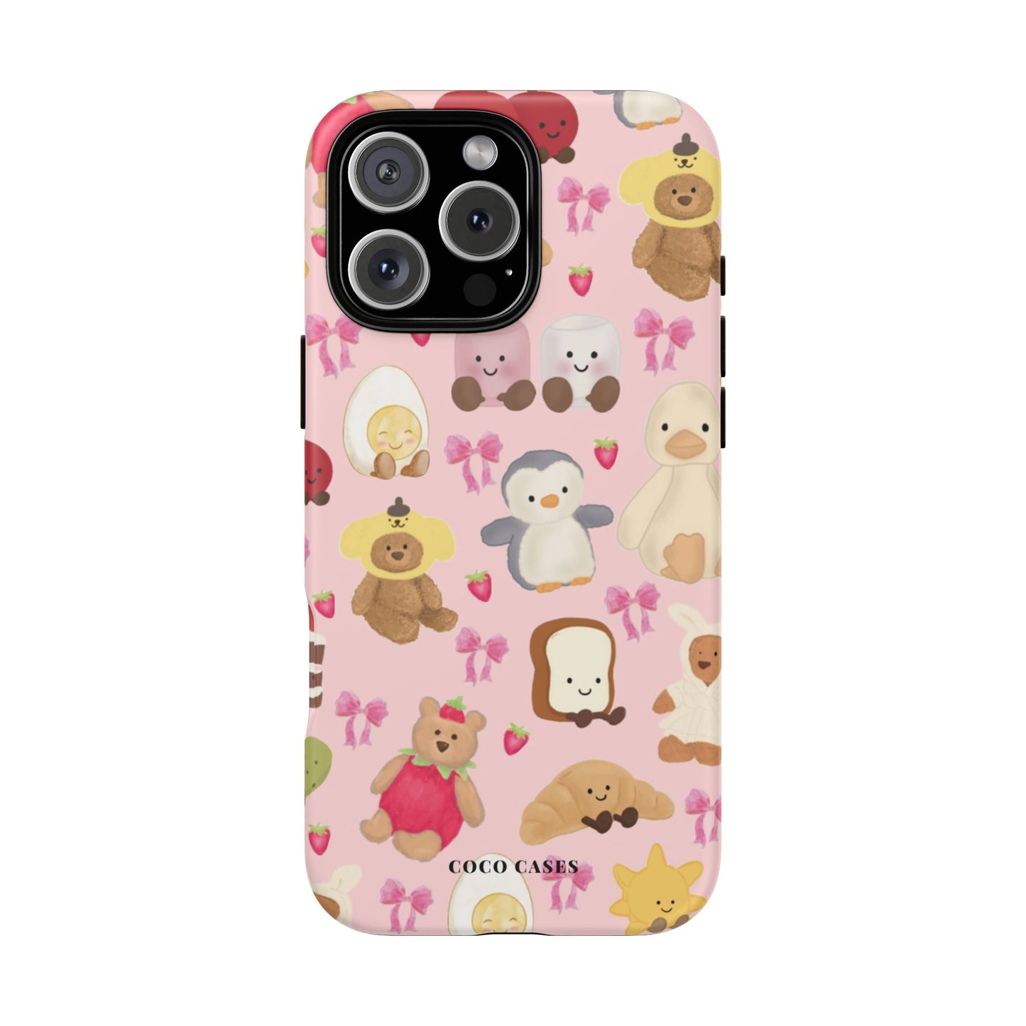 Pink Teddies iPhone Case