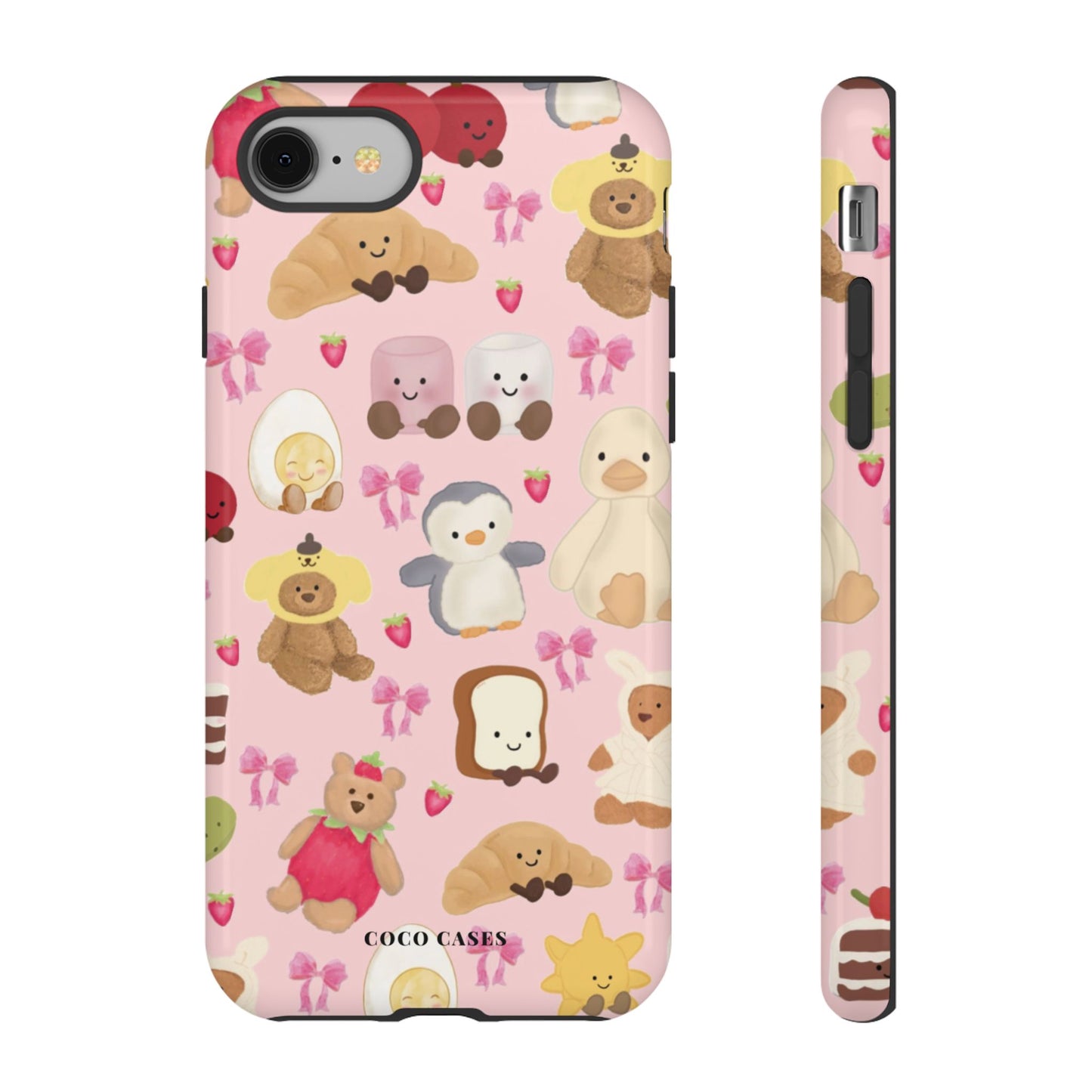 Pink Teddies iPhone Case