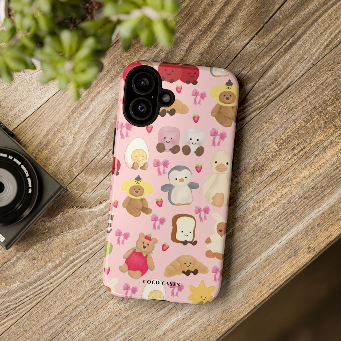 Pink Teddies iPhone Case