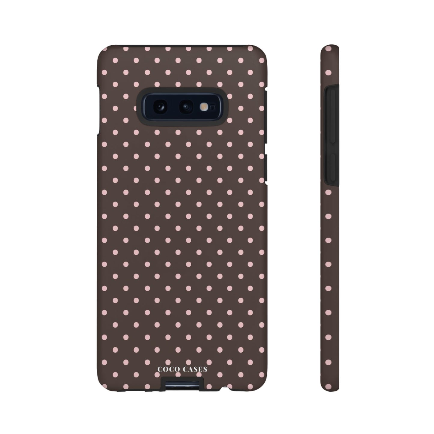 Brown Polka Dot Samsung Case