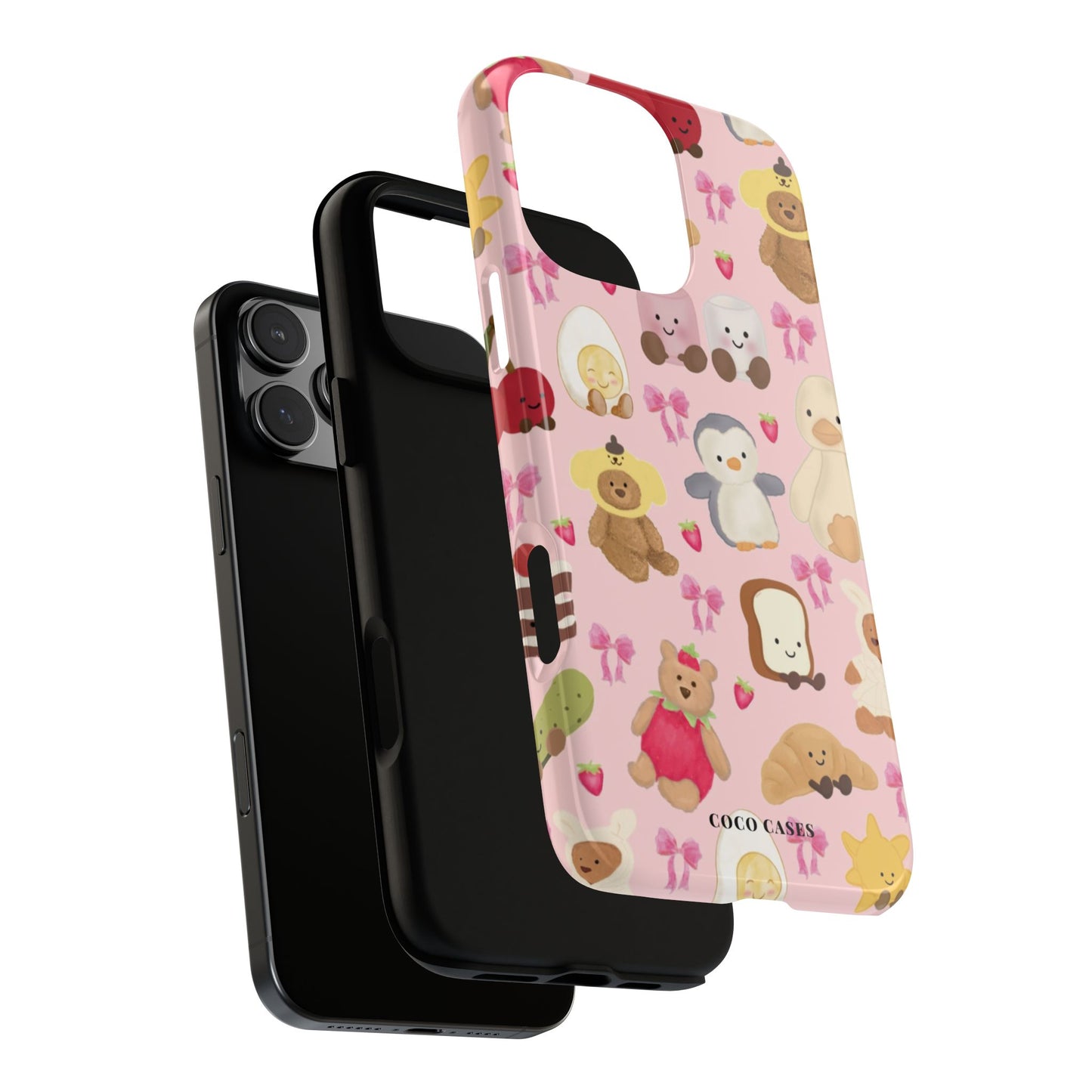 Pink Teddies iPhone Case