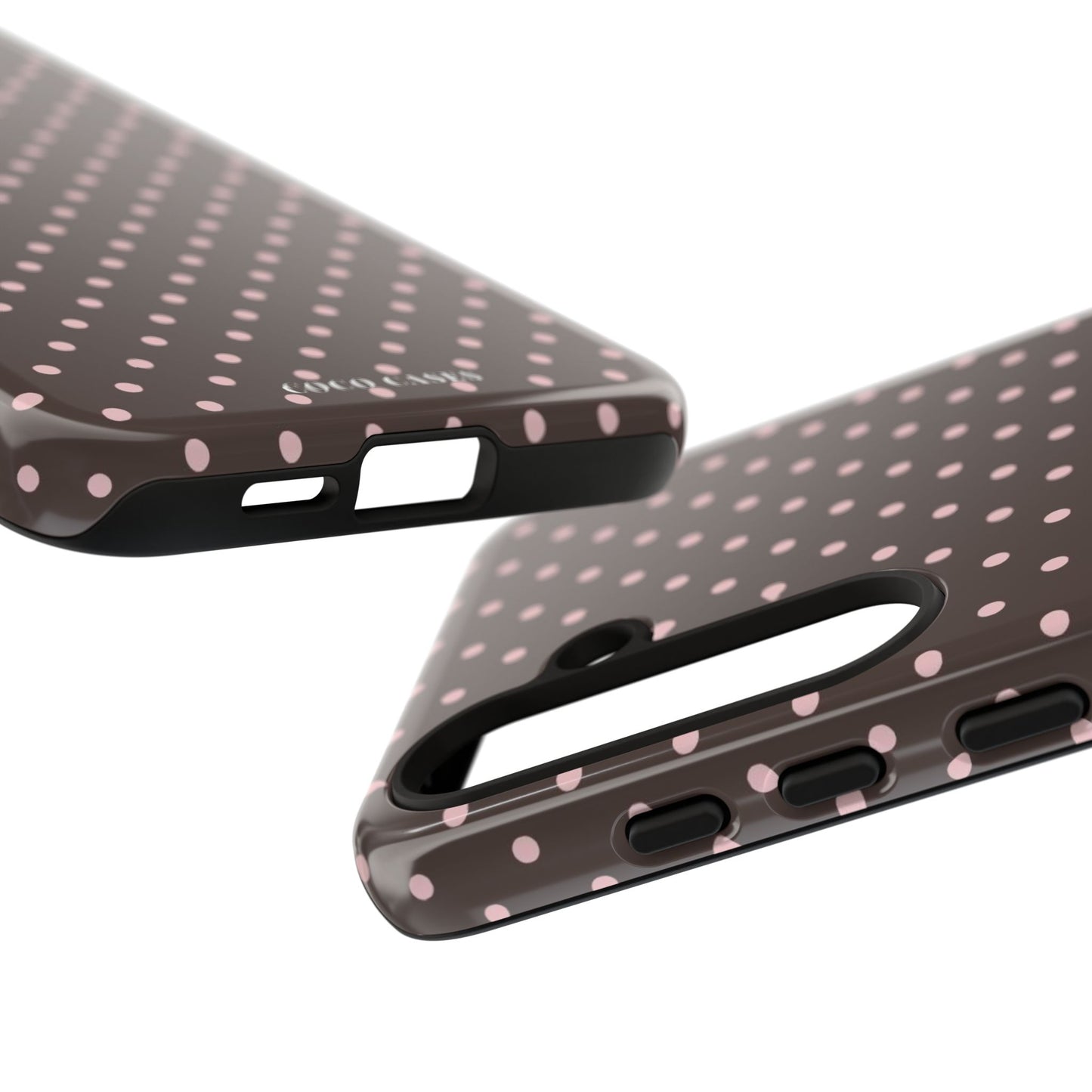 Brown Polka Dot Samsung Case