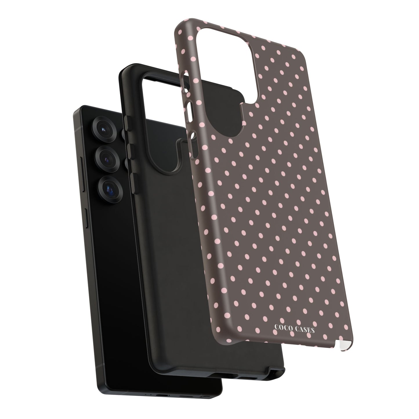 Brown Polka Dot Samsung Case