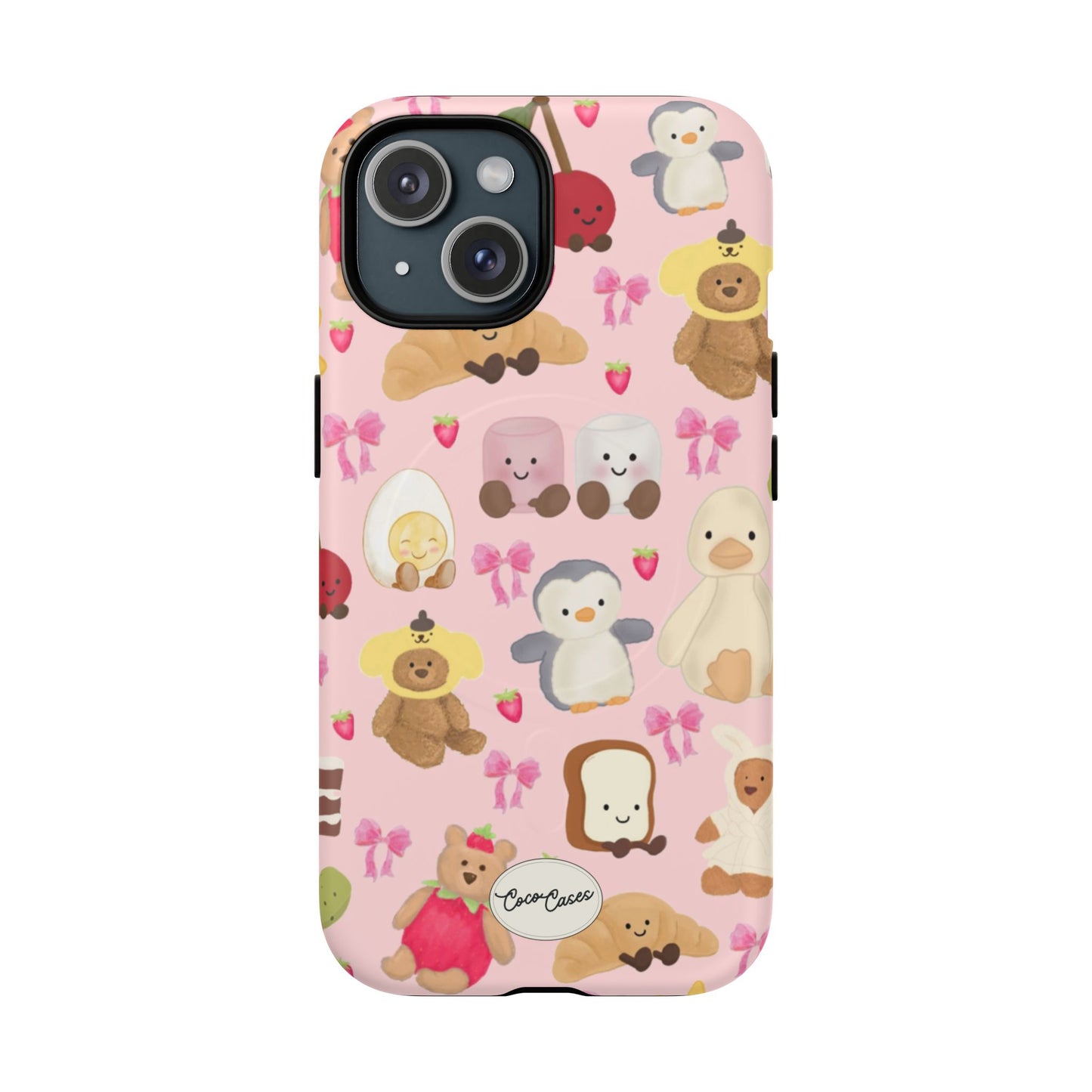 Strawberry Teddies Magsafe iPhone Case