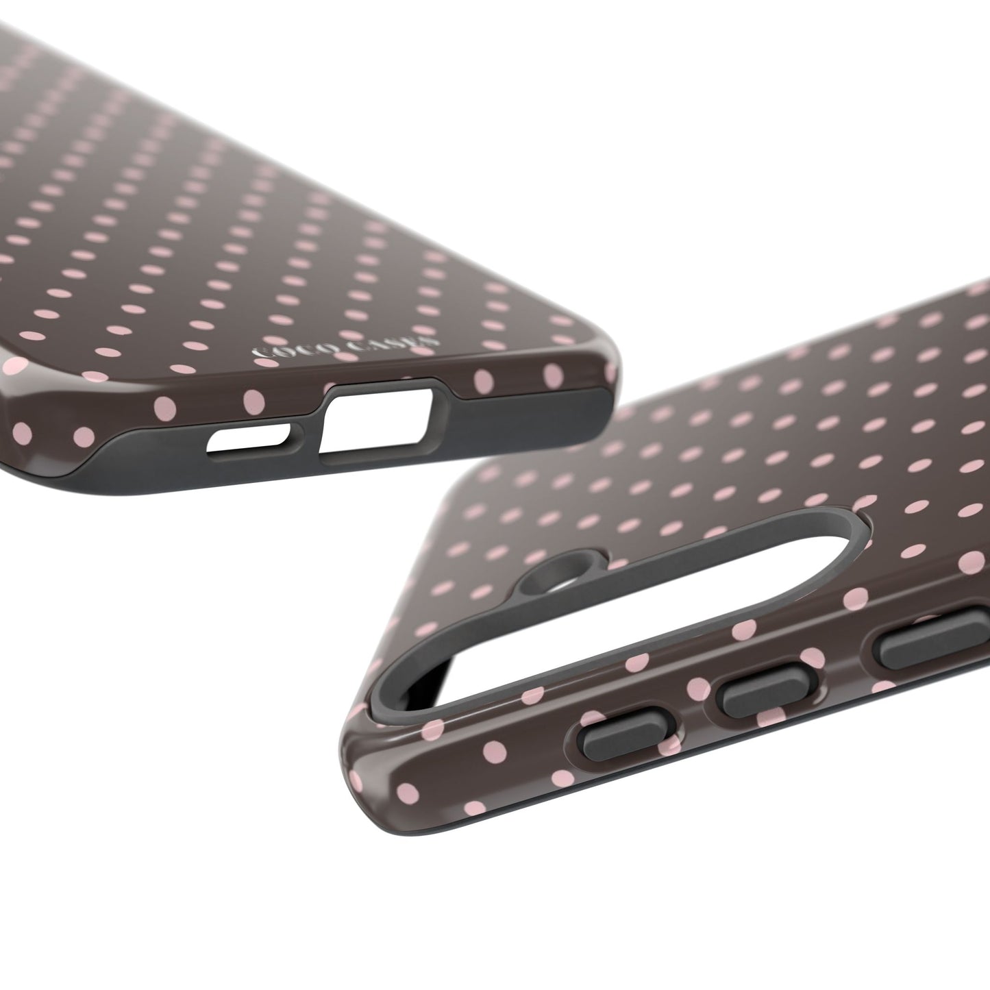 Brown Polka Dot Samsung Case