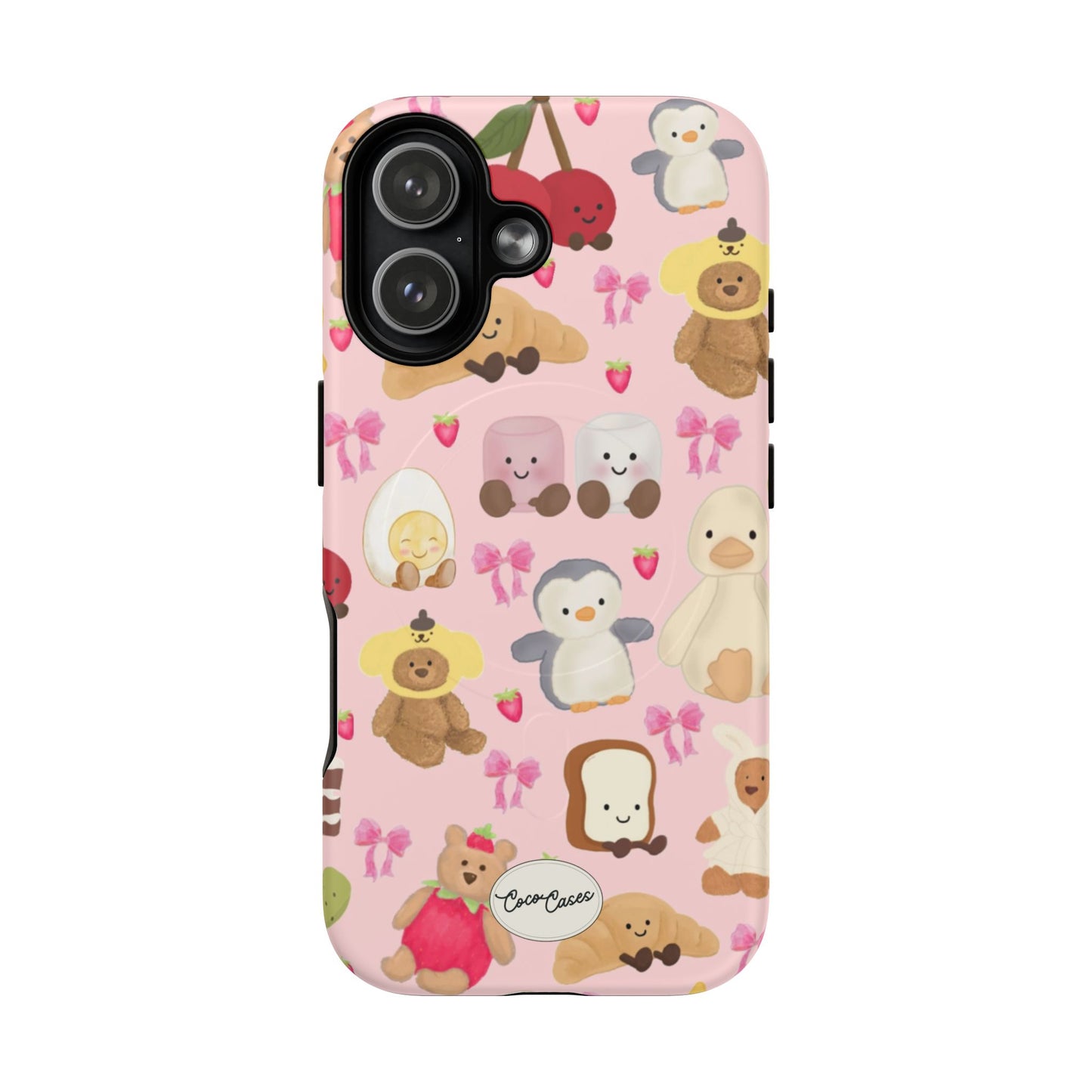 Strawberry Teddies Magsafe iPhone Case