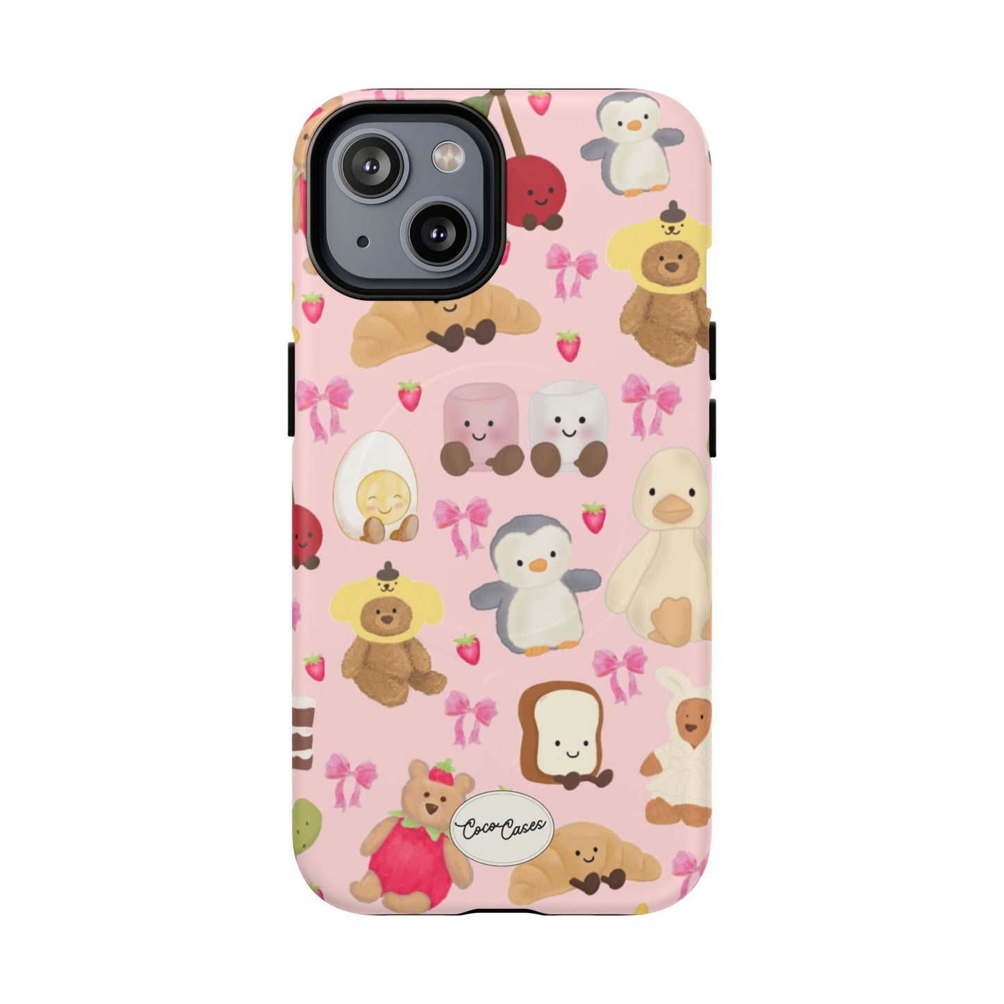 Strawberry Teddies Magsafe iPhone Case