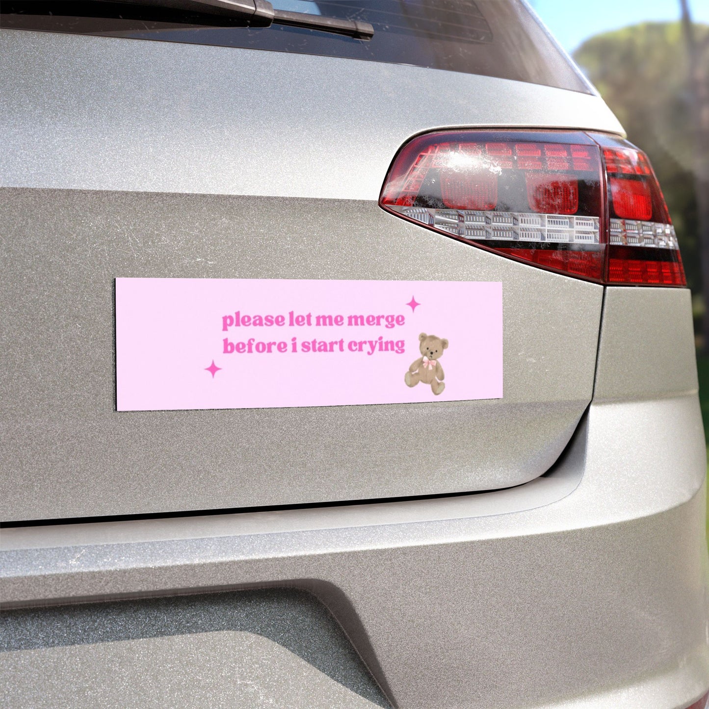 Please Let Me Merge Car Magnet