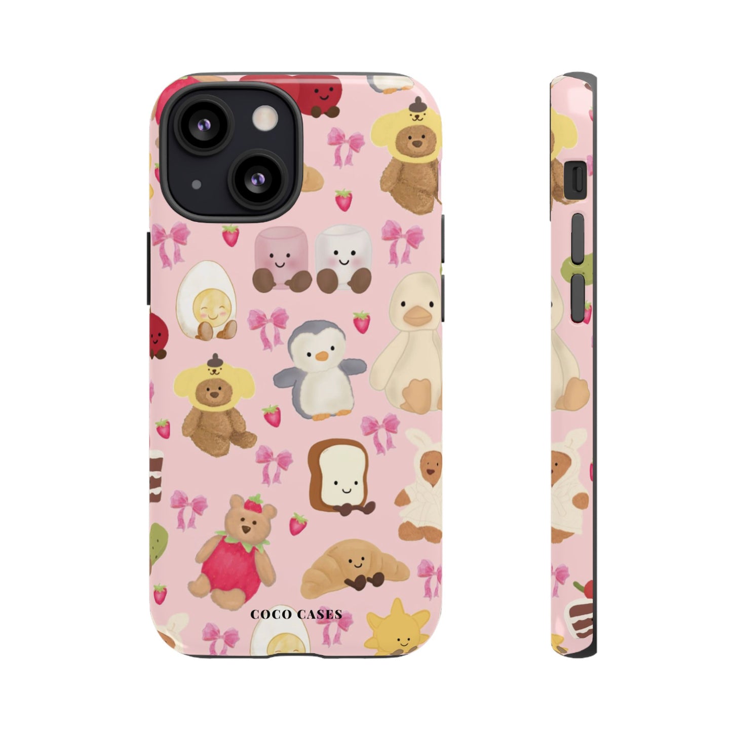 Pink Teddies iPhone Case