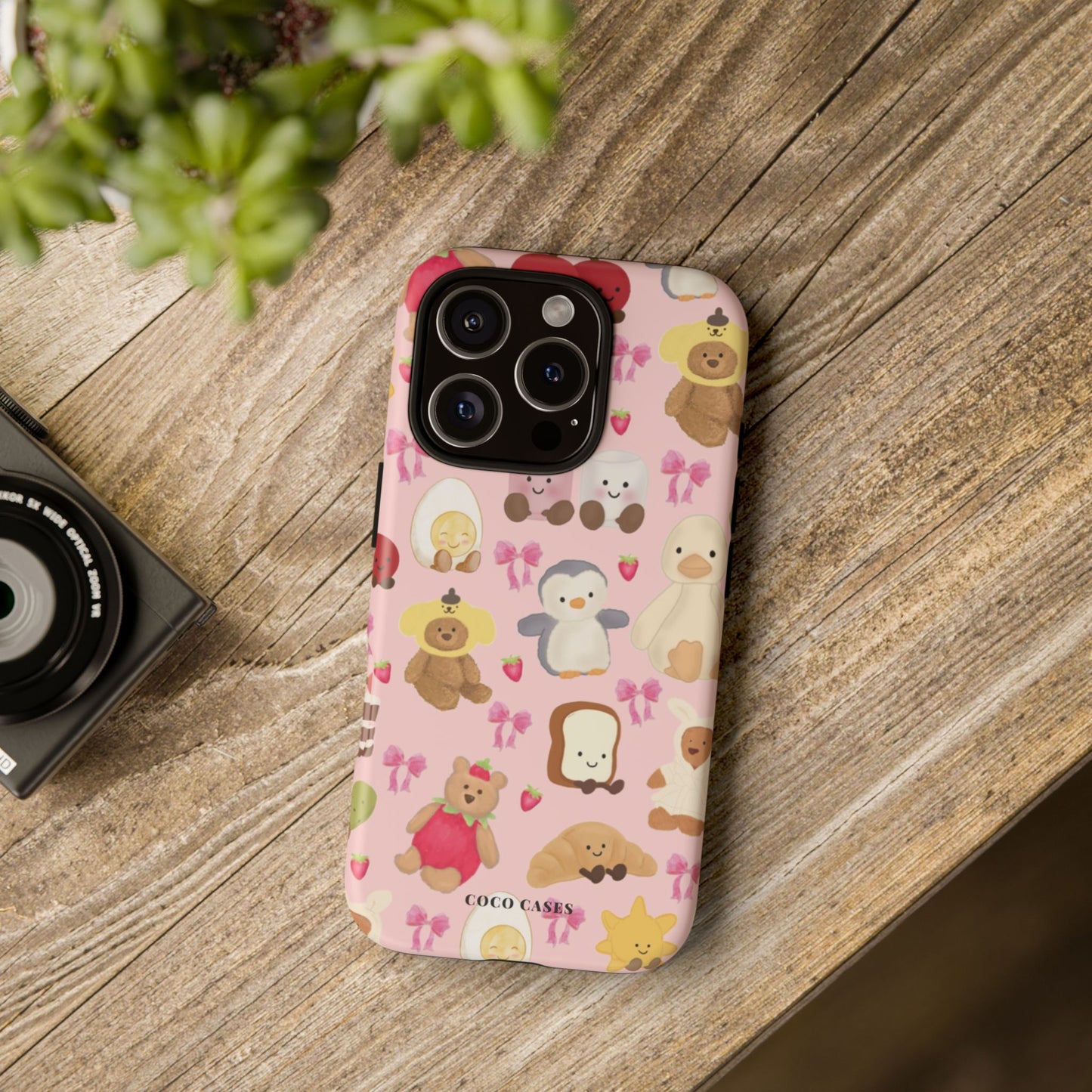 Pink Teddies iPhone Case