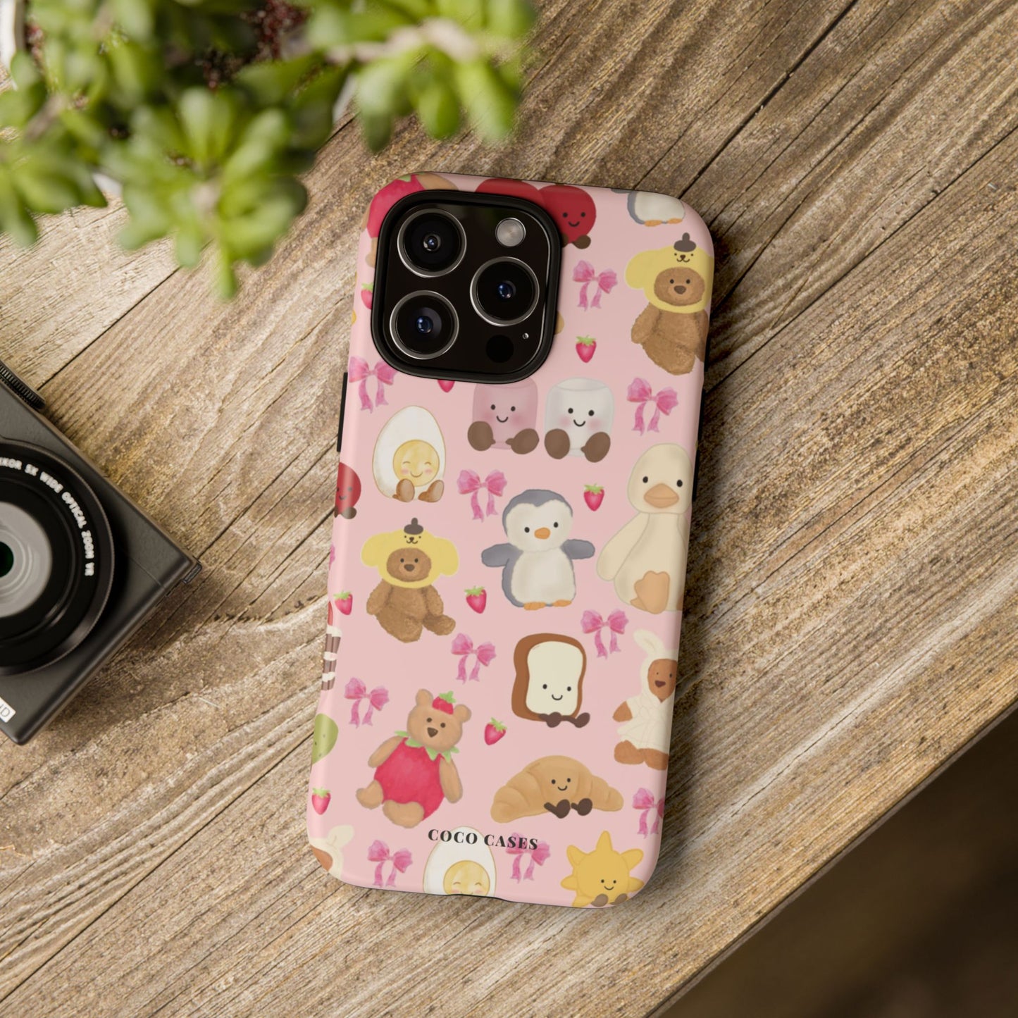 Pink Teddies iPhone Case