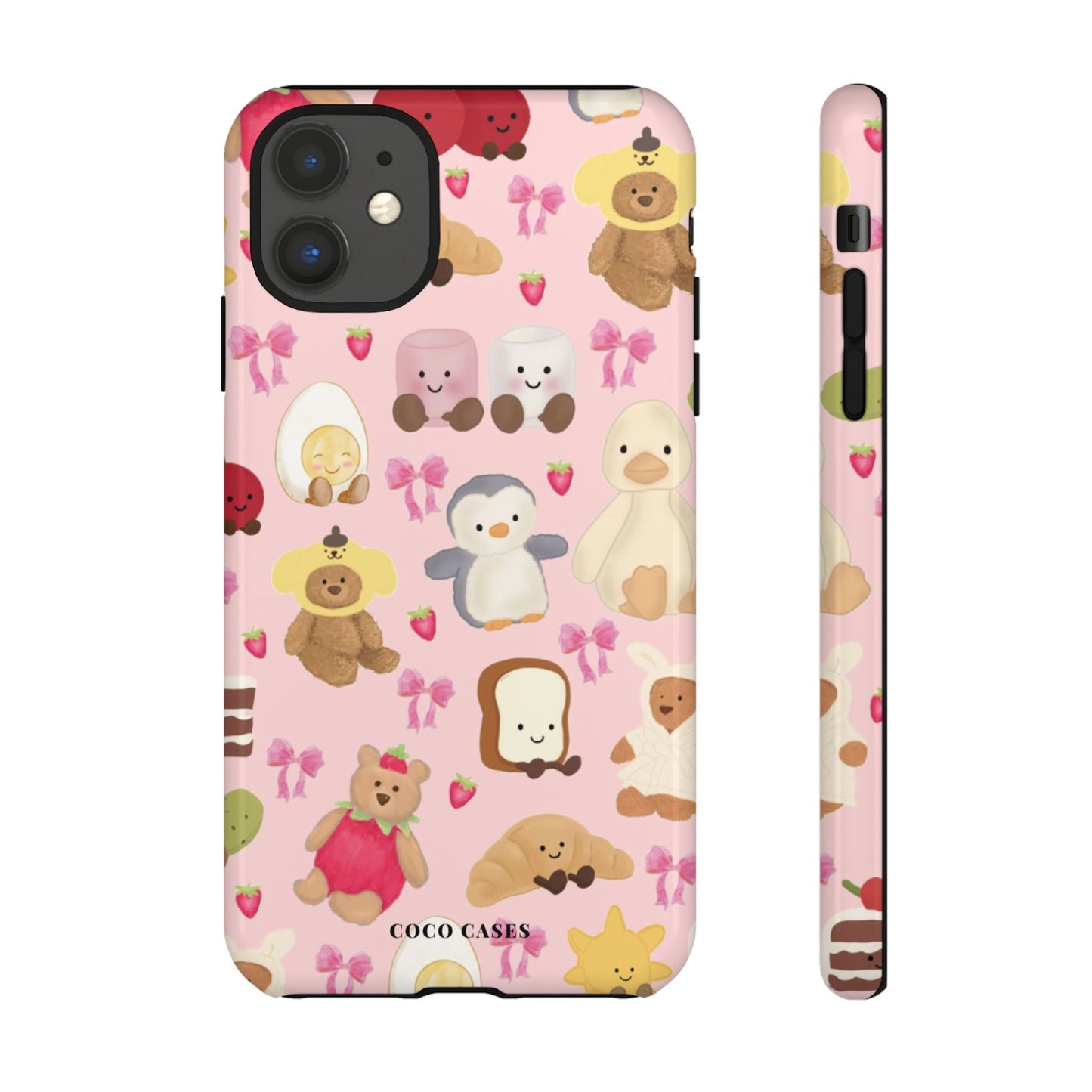 Pink Teddies iPhone Case