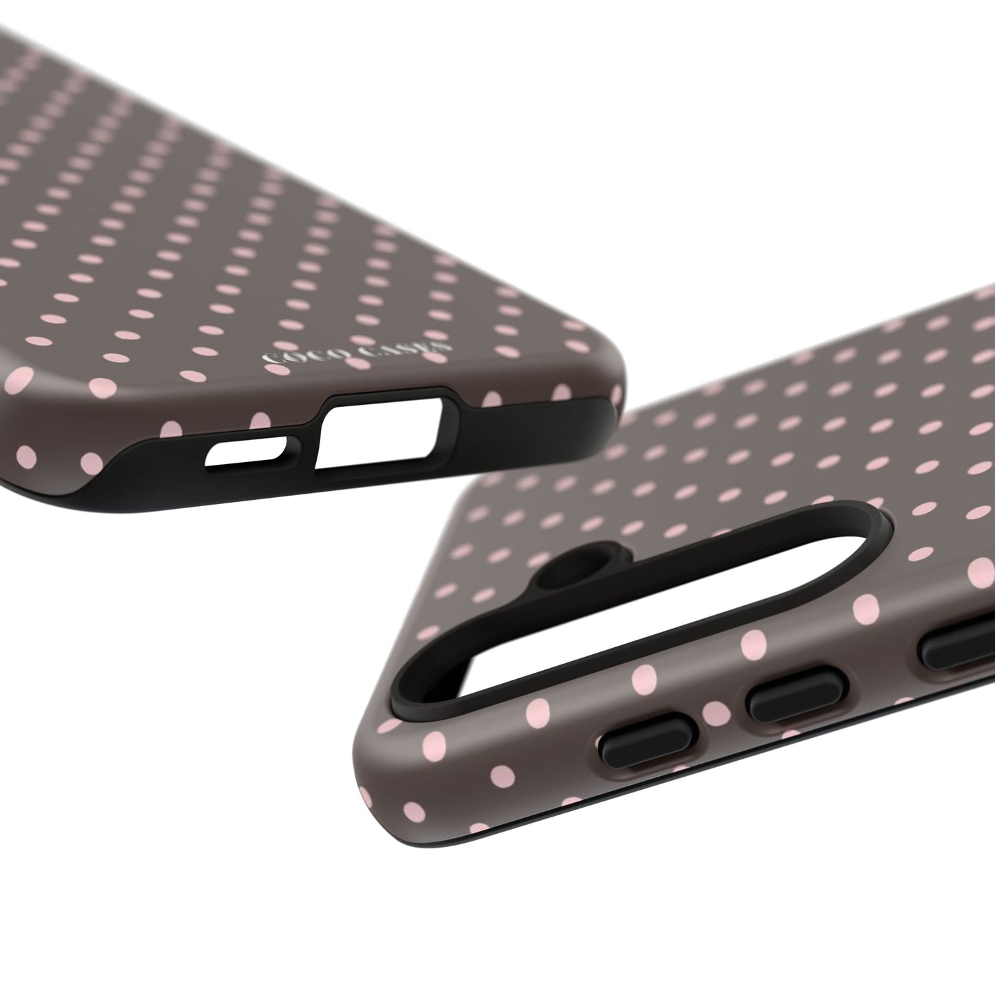Brown Polka Dot Samsung Case
