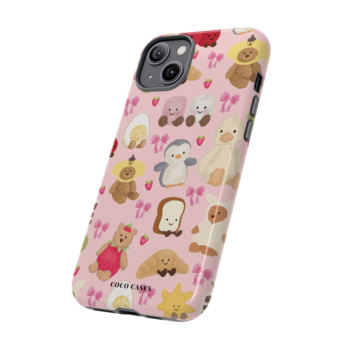 Pink Teddies iPhone Case