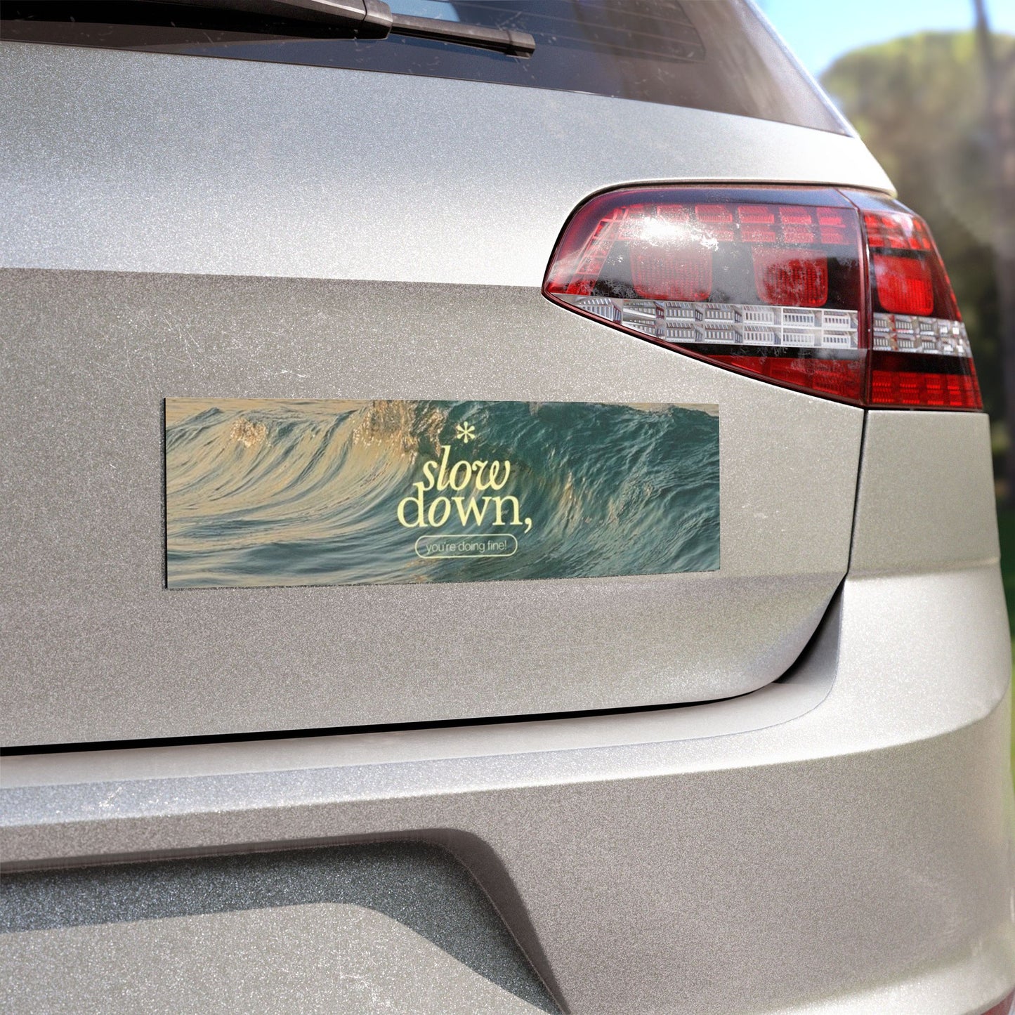 Slow Down Car Magnet
