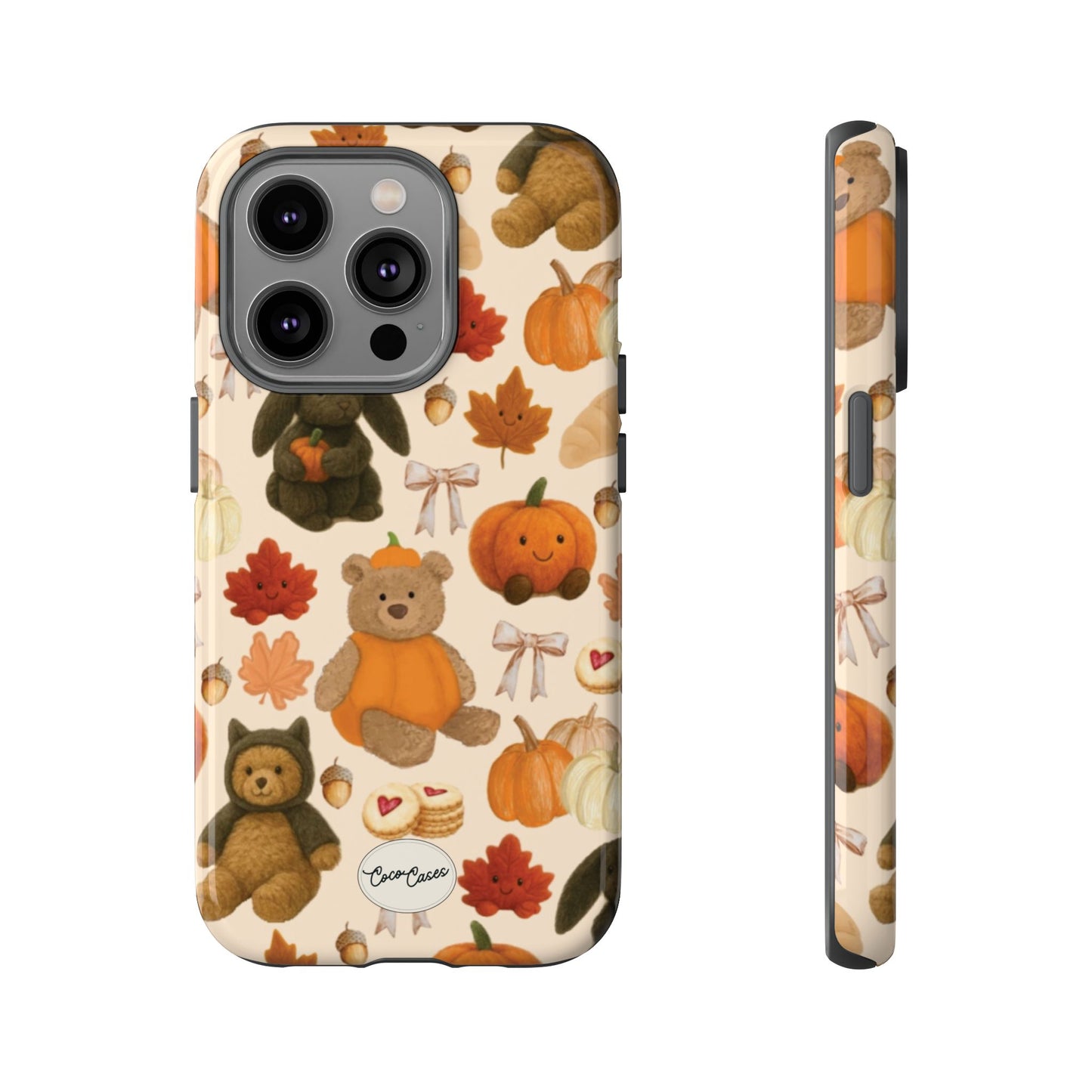 Autumn Teddies iPhone Case