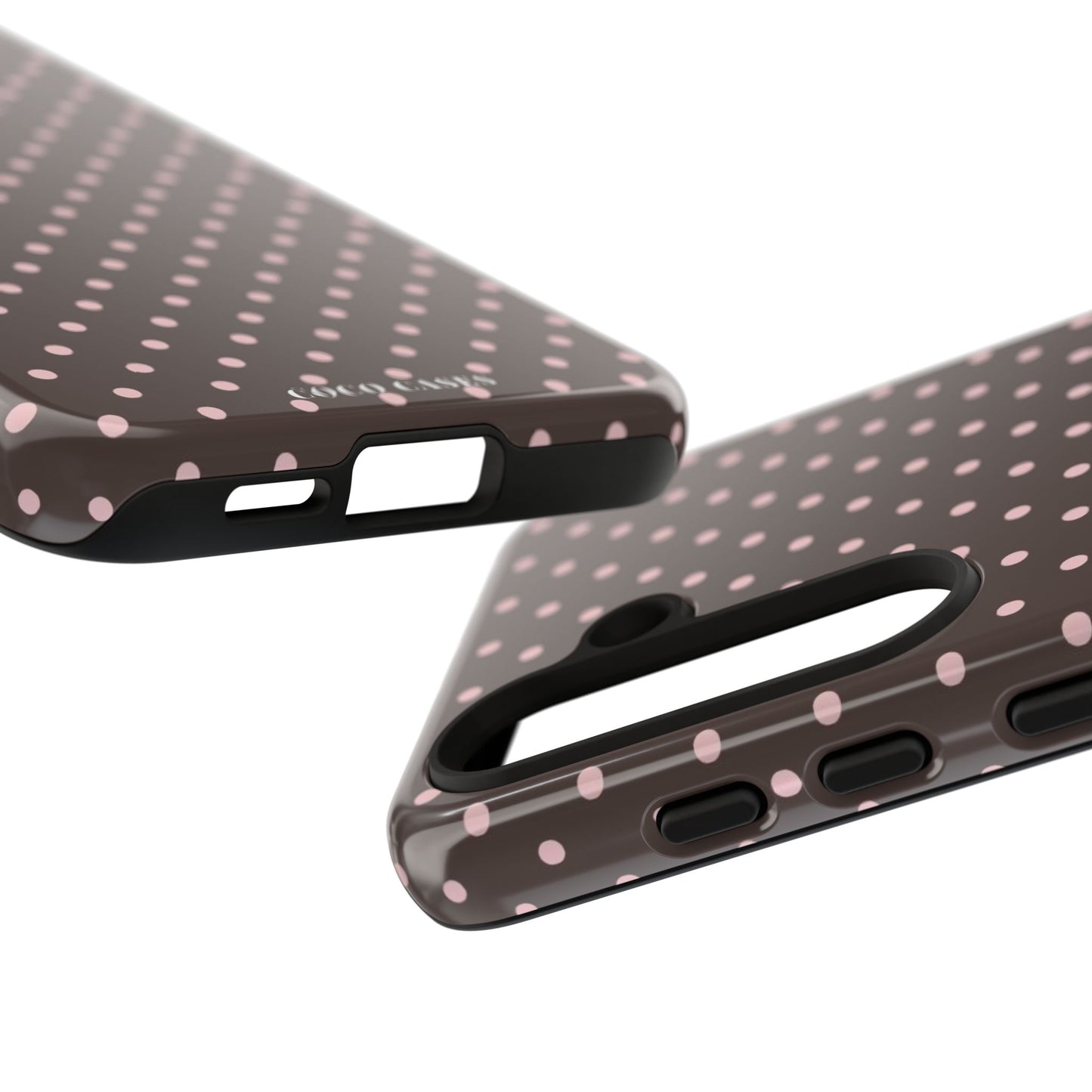 Brown Polka Dot Samsung Case